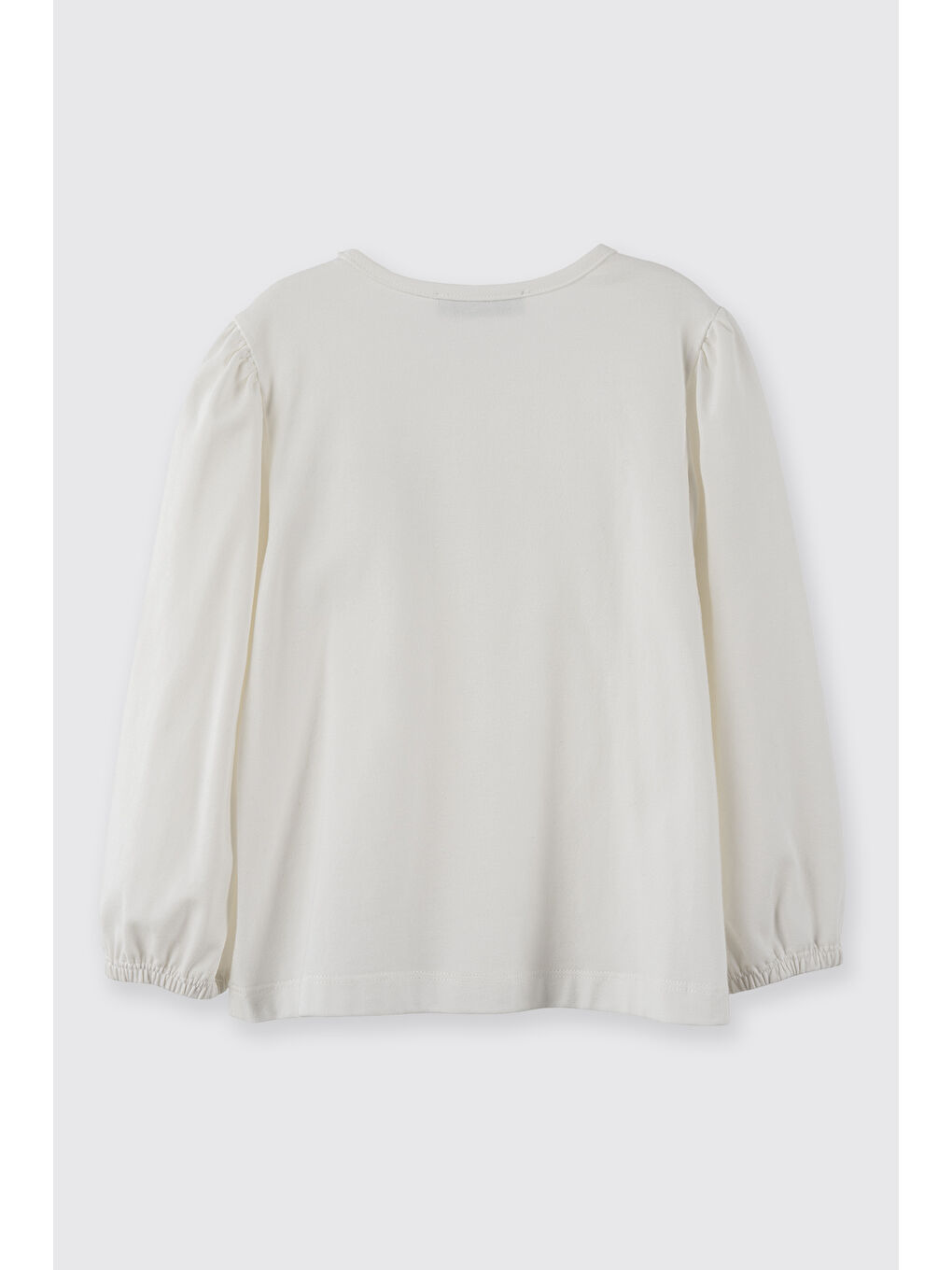 Kız Bebek Gipeli Ekru Tişört-1