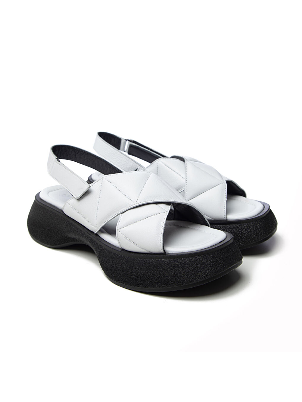 Kadın Sandalet GTN-23555 Beyaz-1