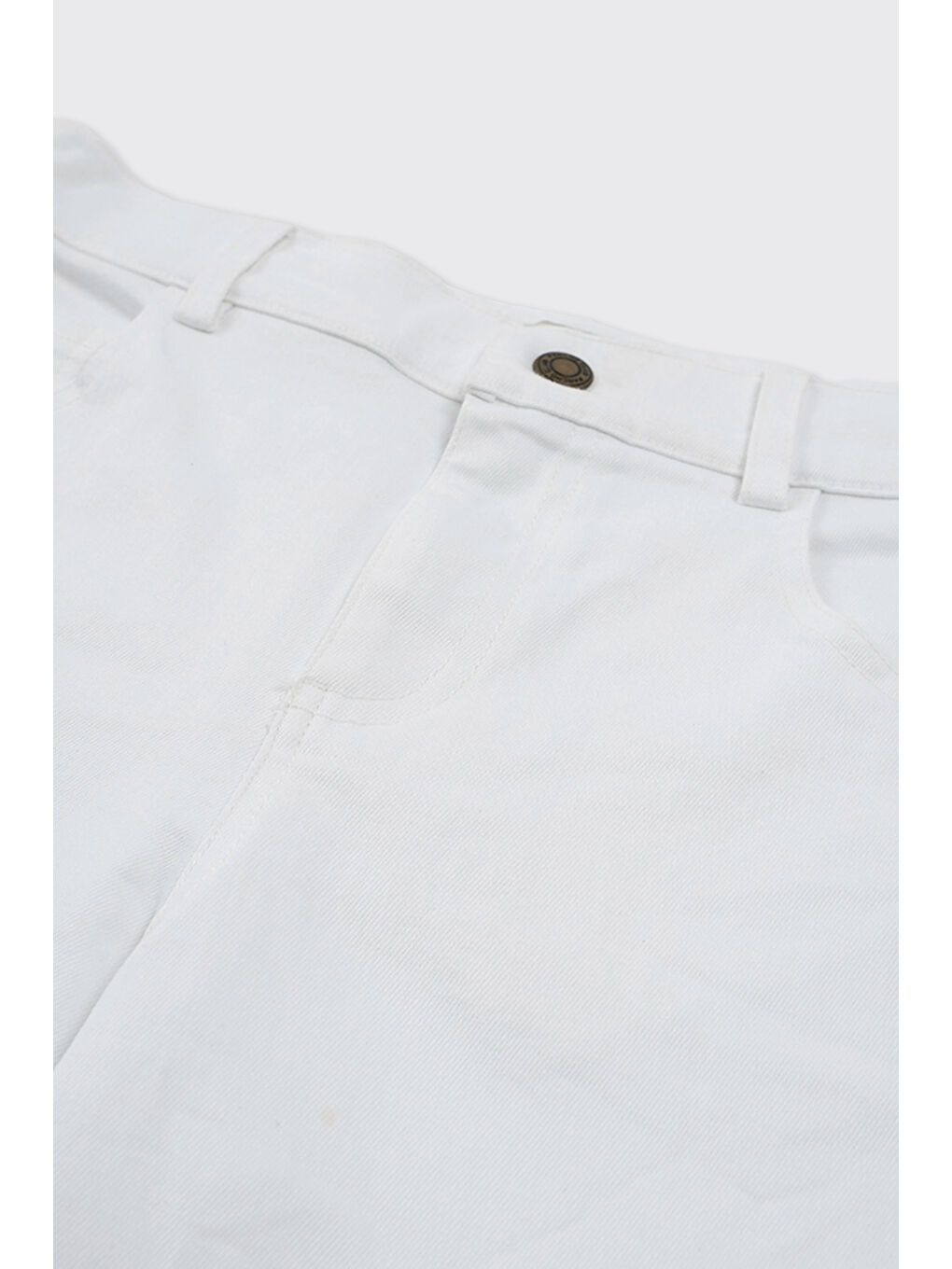 Erkek Çocuk Beyaz Şort-2