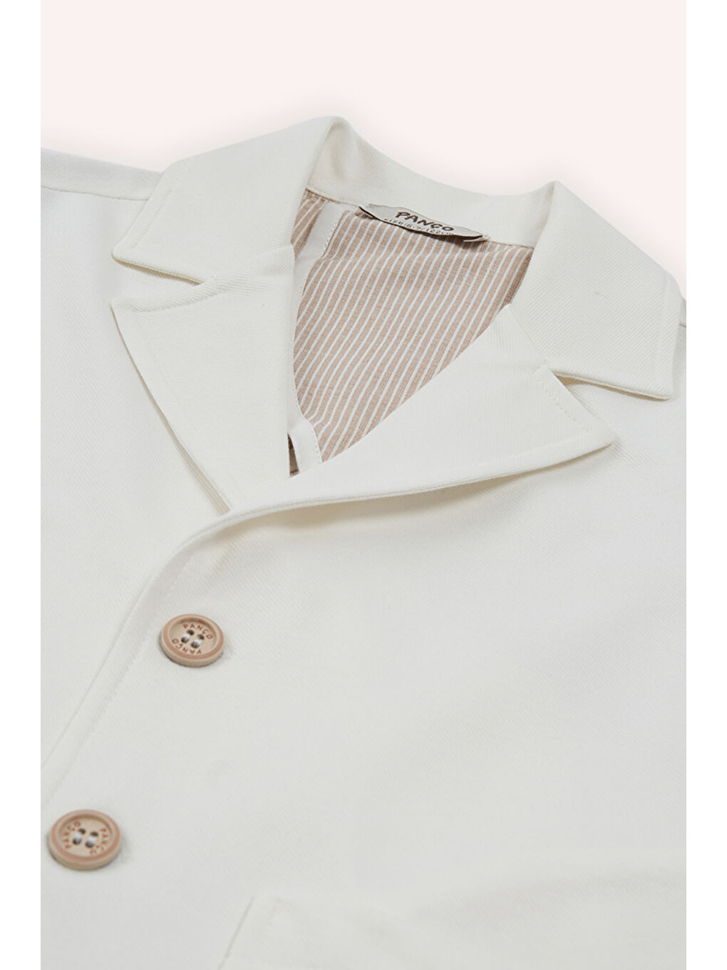 Erkek Çocuk Ekru Cepli Örme Ceket-3