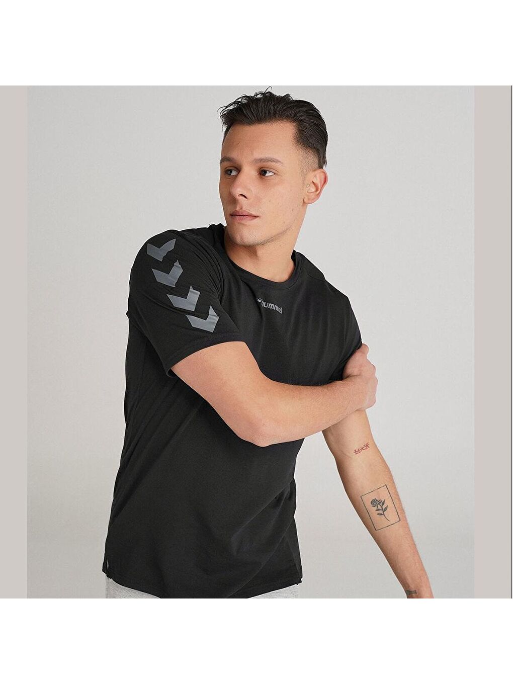 Siyah Erkek Spor Tişört T-Mt Cobra-1