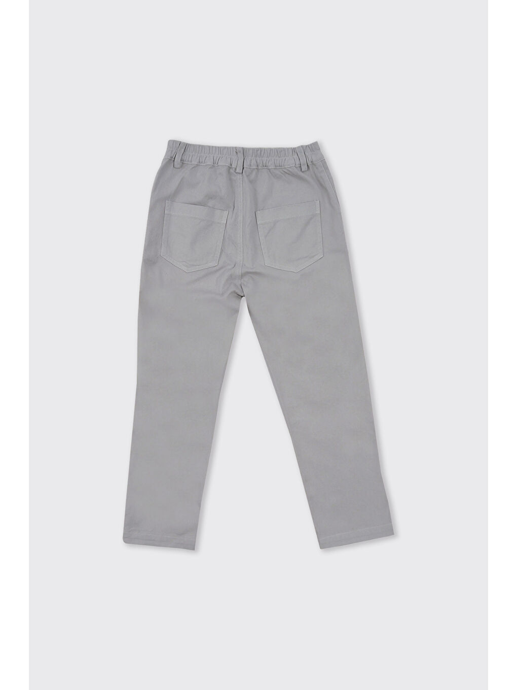 Erkek Çocuk Gri Düğmeli Pantolon-1
