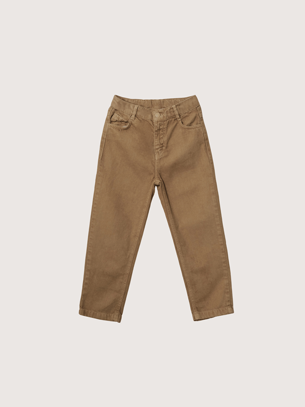 Bej Pamuklu Ceket Pantolon Tişörtlü Erkek Çocuk 3lü Takım-3