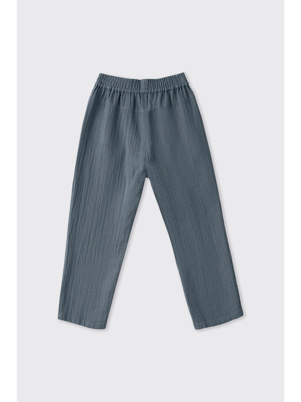 Erkek Çocuk Beli Lastikli Müslin İndigo Pantolon-2