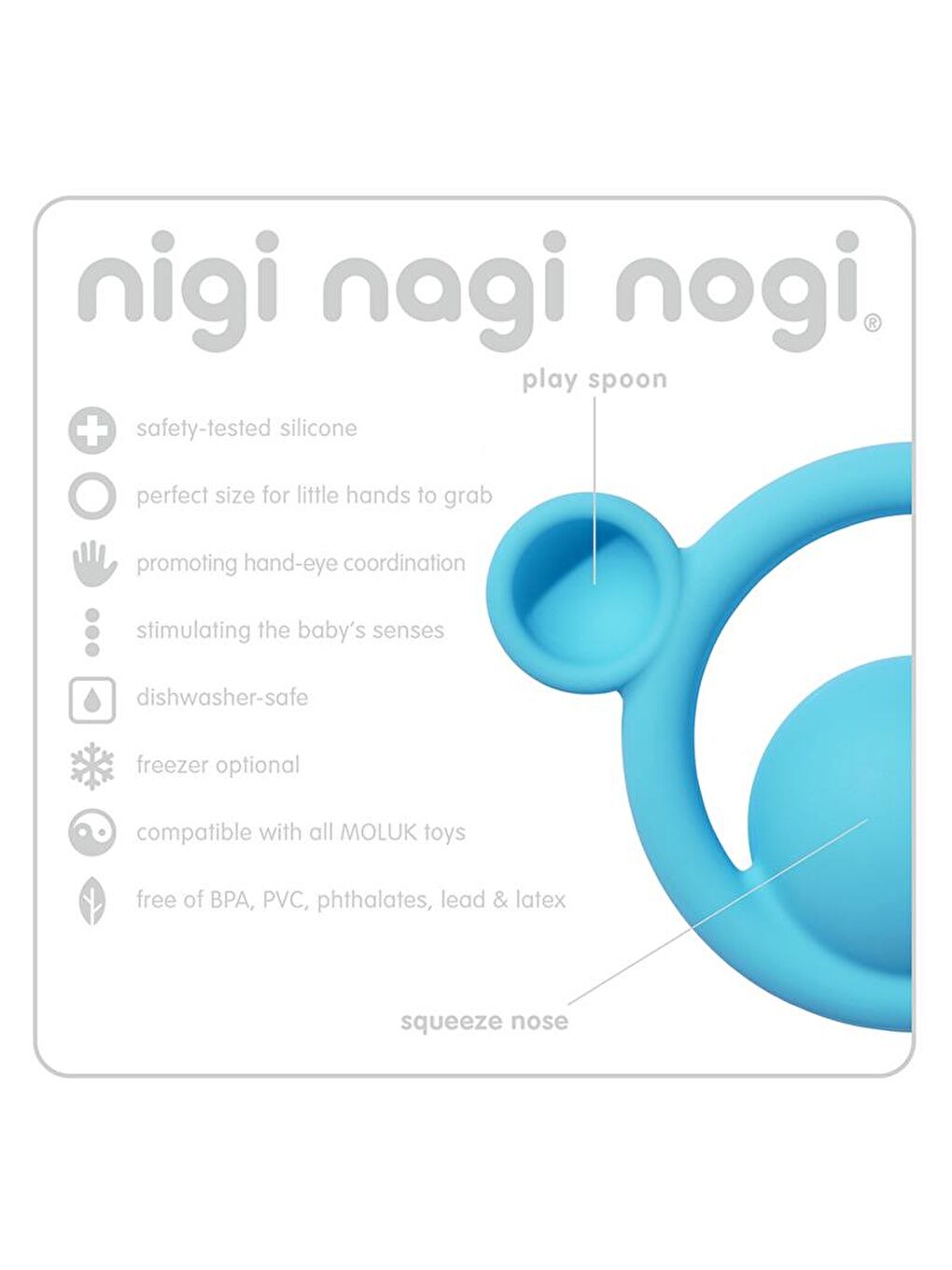 Moluk Nigi Nagi Nogi - Primary Blue, Red, Yellow - 4