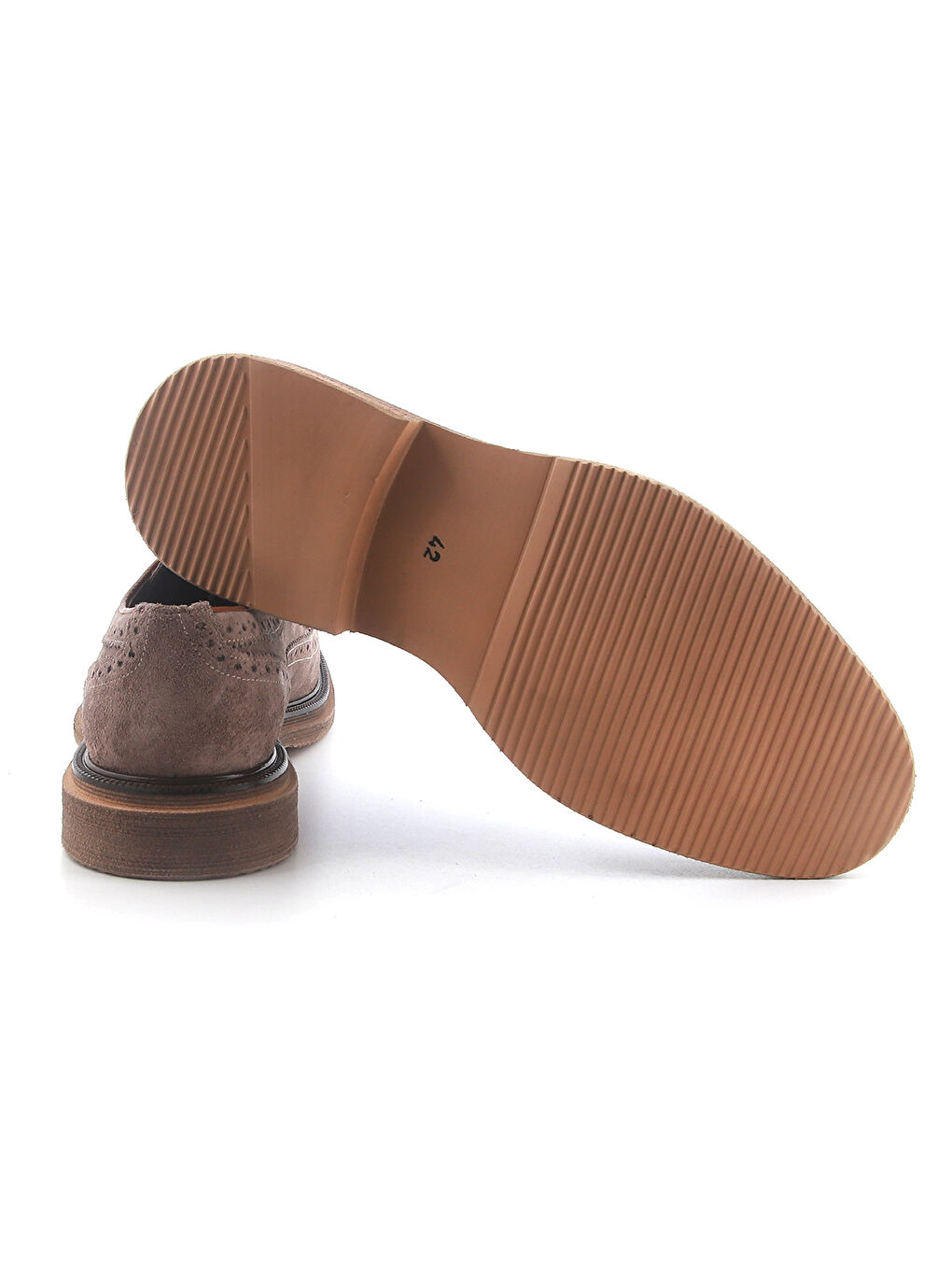 Bej Erkek Oxford ( Klasik) KA-E7801 Eva Vizon Süet-Taba Safari-4