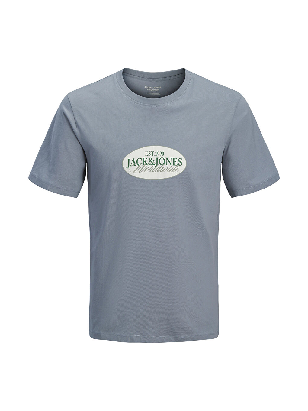 Gri Originals Jorcatskills Pamuklu Regular Fit Bisiklet Yaka T Shirt 12297891-5