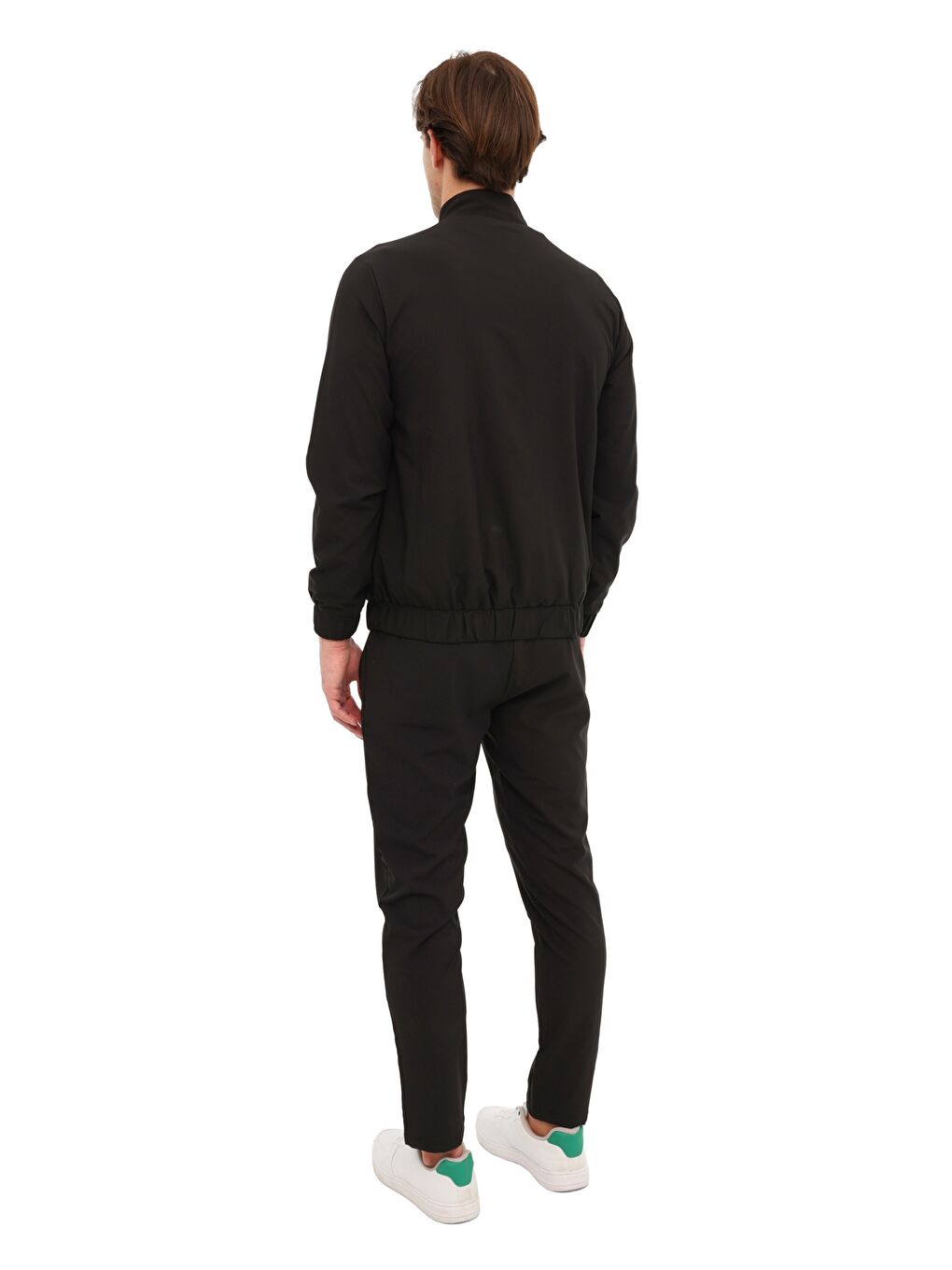 MB BS04 WOVEN T.SUIT 6FX Siyah Erkek Eşofman Takımı-1