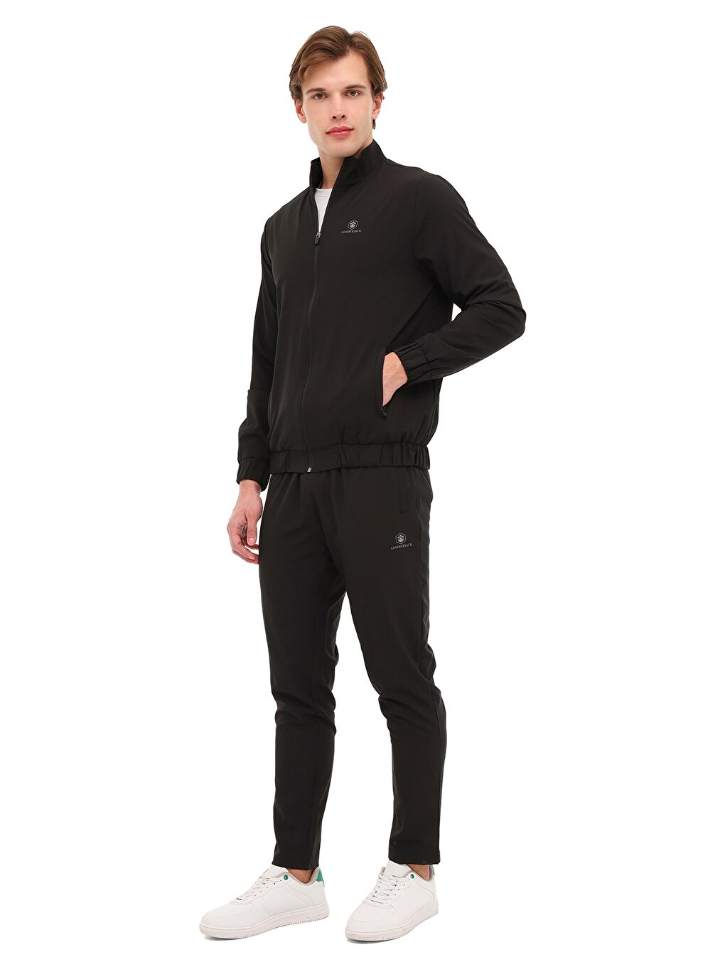 MB BS04 WOVEN T.SUIT 6FX Siyah Erkek Eşofman Takımı-2