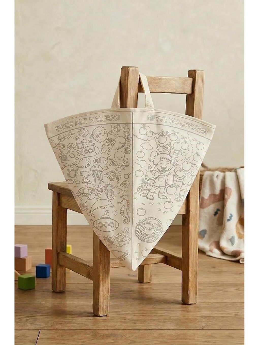 Eğitici Boyama Halısı - Zeka Geliştirici Aktivite Seti - Tekrar Boyanabilir V2-7