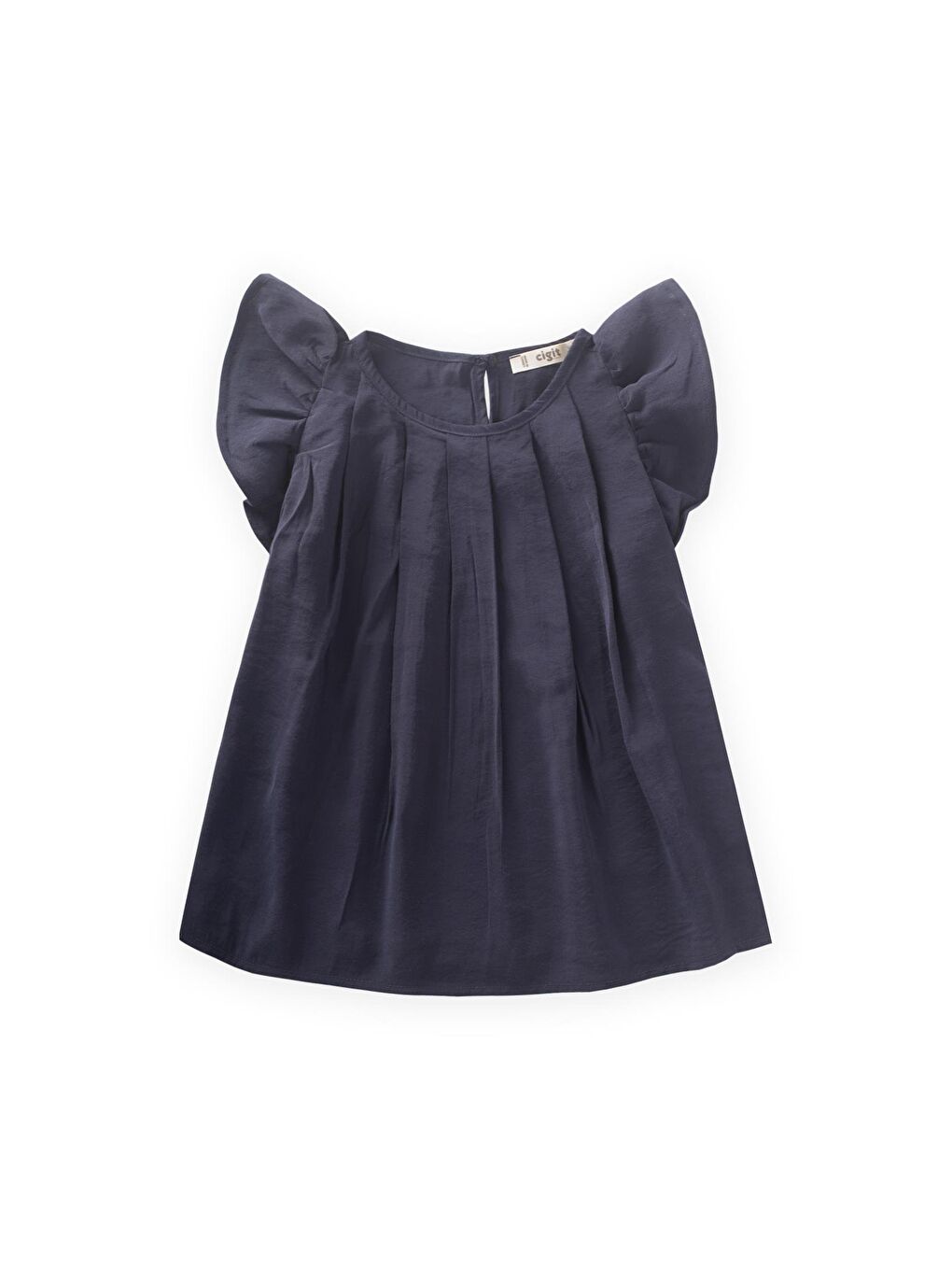 Lacivert Kız Çocuk Bluz