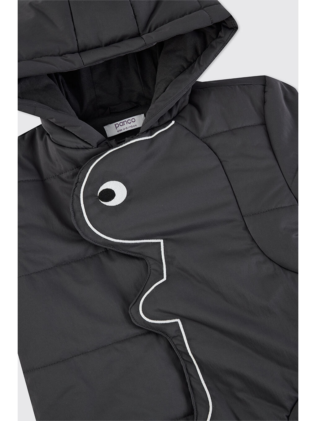 Erkek Bebek Dinozor Antrasit Mont-2