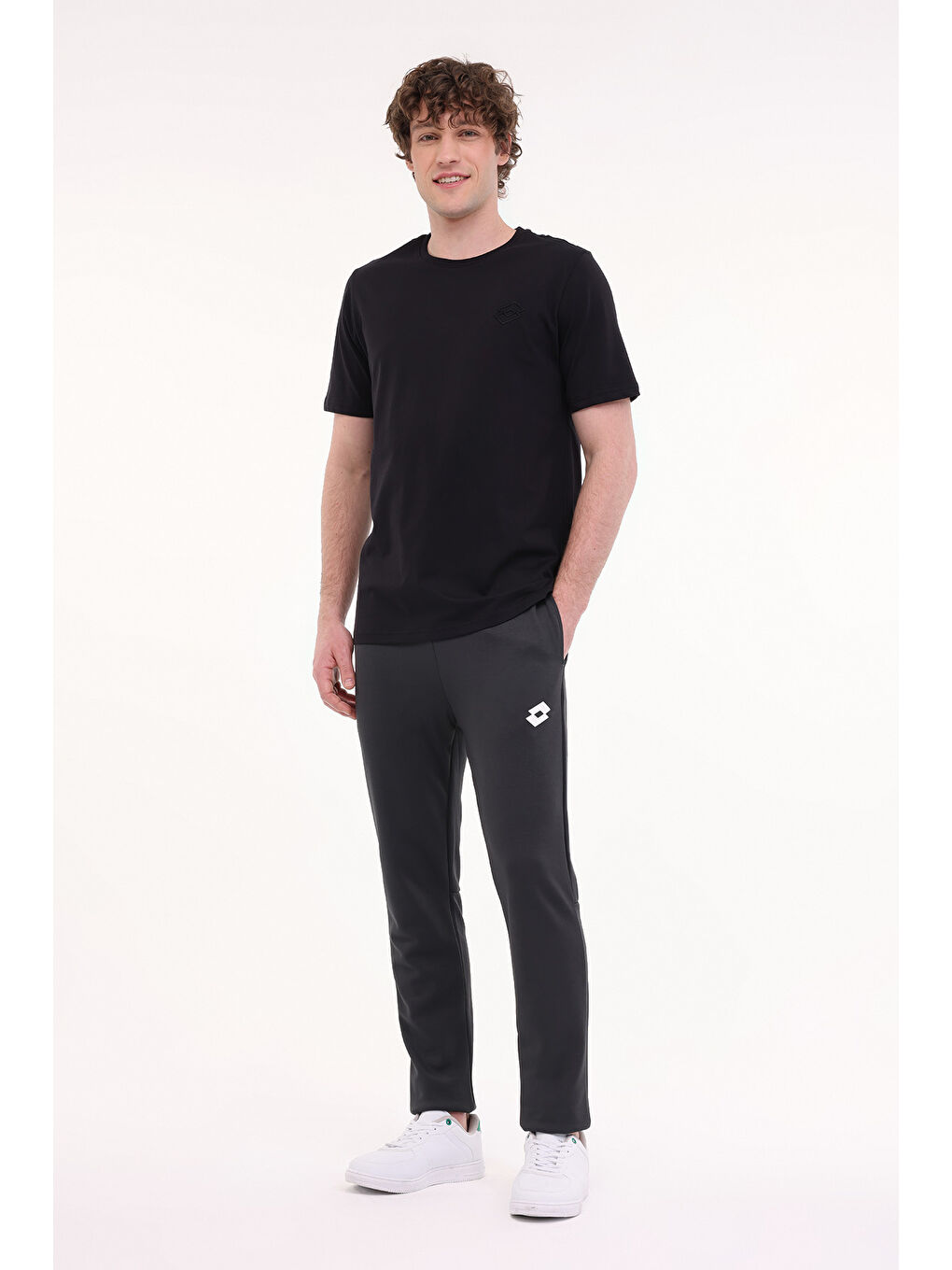 LOTTO M-SOKRATES TEE 5FX Siyah Erkek Kısa Kol T-Shirt - 2