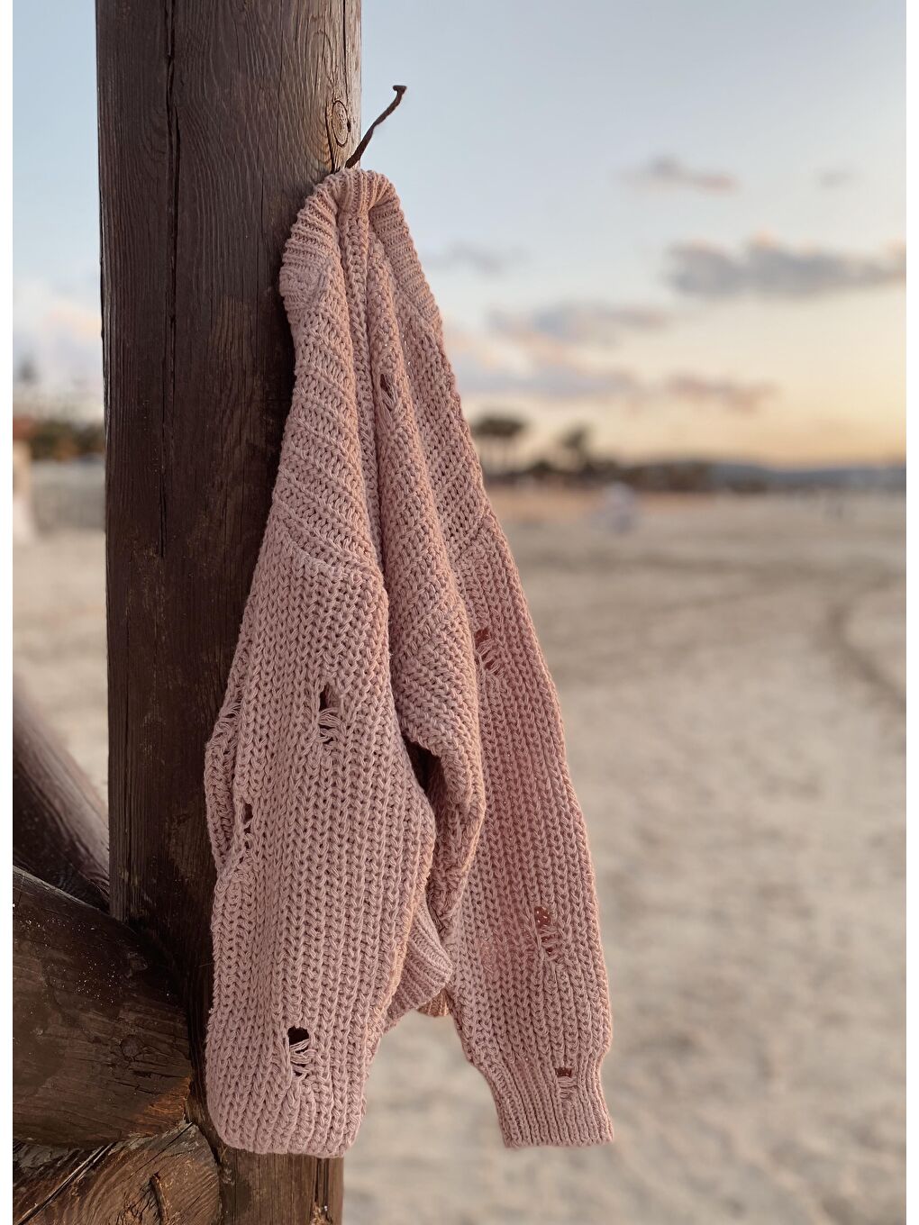 Pembe Kız Çocuk Triko Kazak