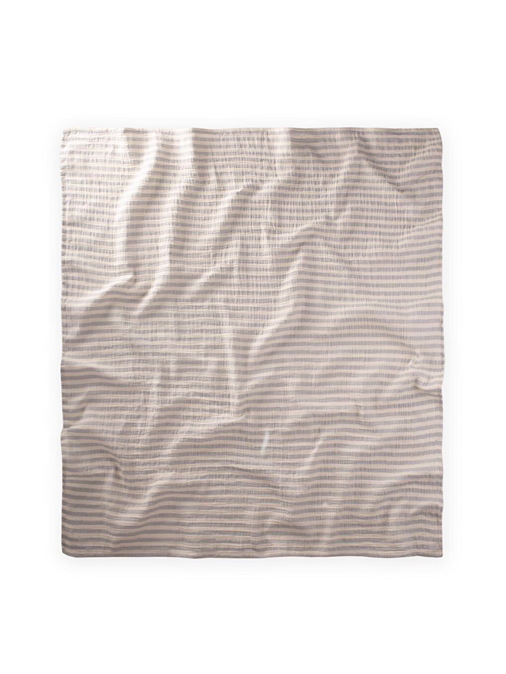 Naturel Battaniye 90X100cm A Gri Kalın Çizgili-1