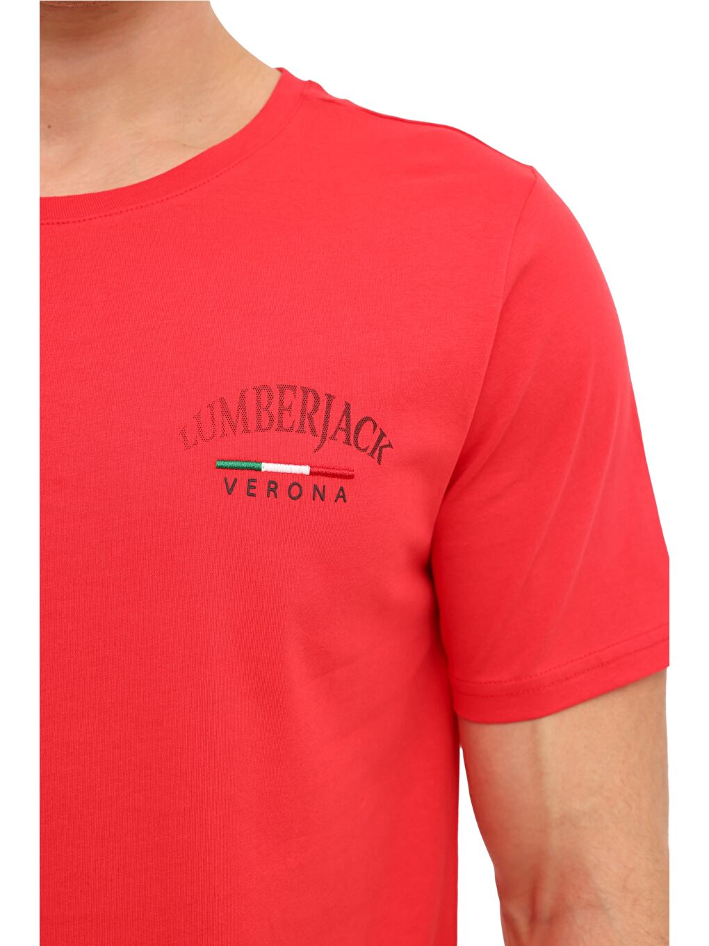 ML EZIO 11ITL1088 6FX Kırmızı Erkek Kısa Kol T-Shirt-3