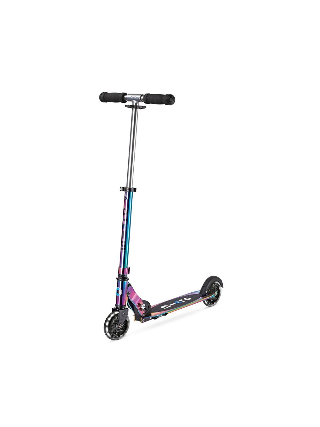 Micro Siyah-Renklidesenli Sprite LED 2 Tekerlekli Scooter Neochrome