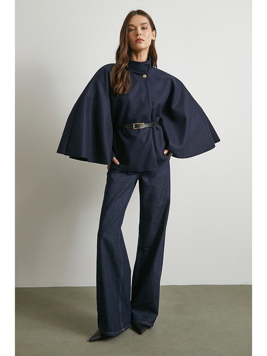 Kemer Kaşe Panço Lacivert