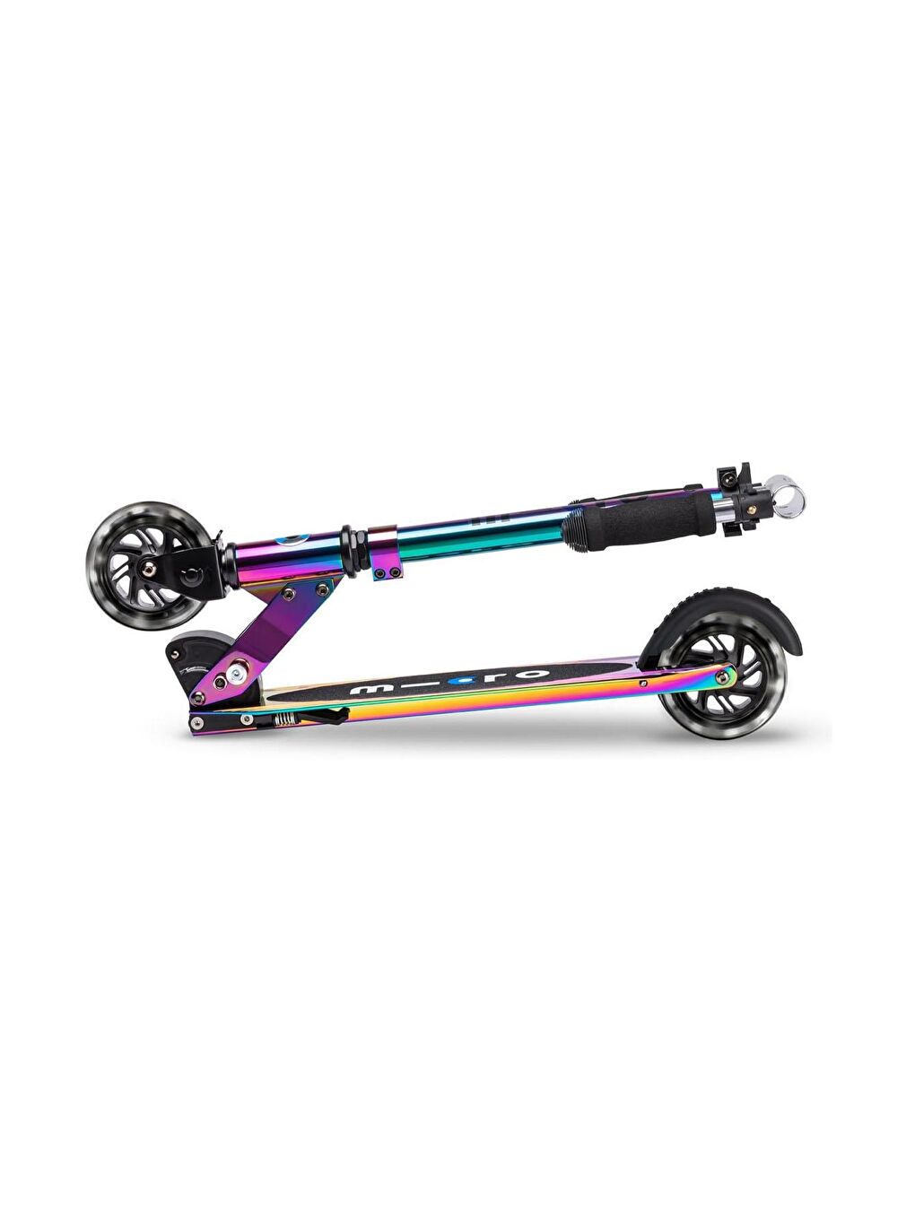 Micro Siyah-Renklidesenli Sprite LED 2 Tekerlekli Scooter Neochrome - 3