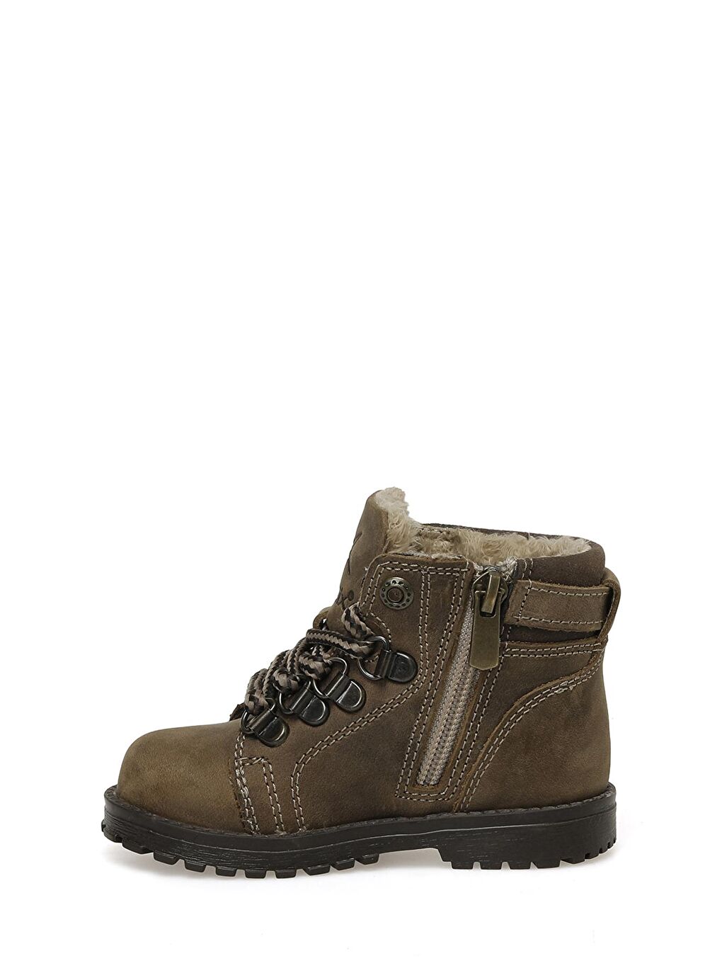 Bej SARDONE LEATHER 3PR Kum Erkek Çocuk Worker Bot-2