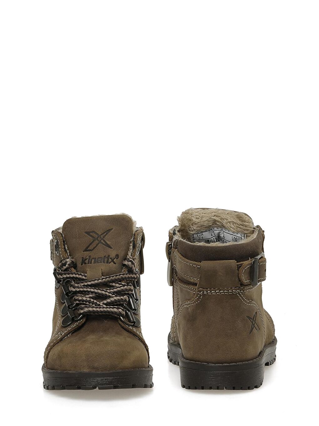 Bej SARDONE LEATHER 3PR Kum Erkek Çocuk Worker Bot-4