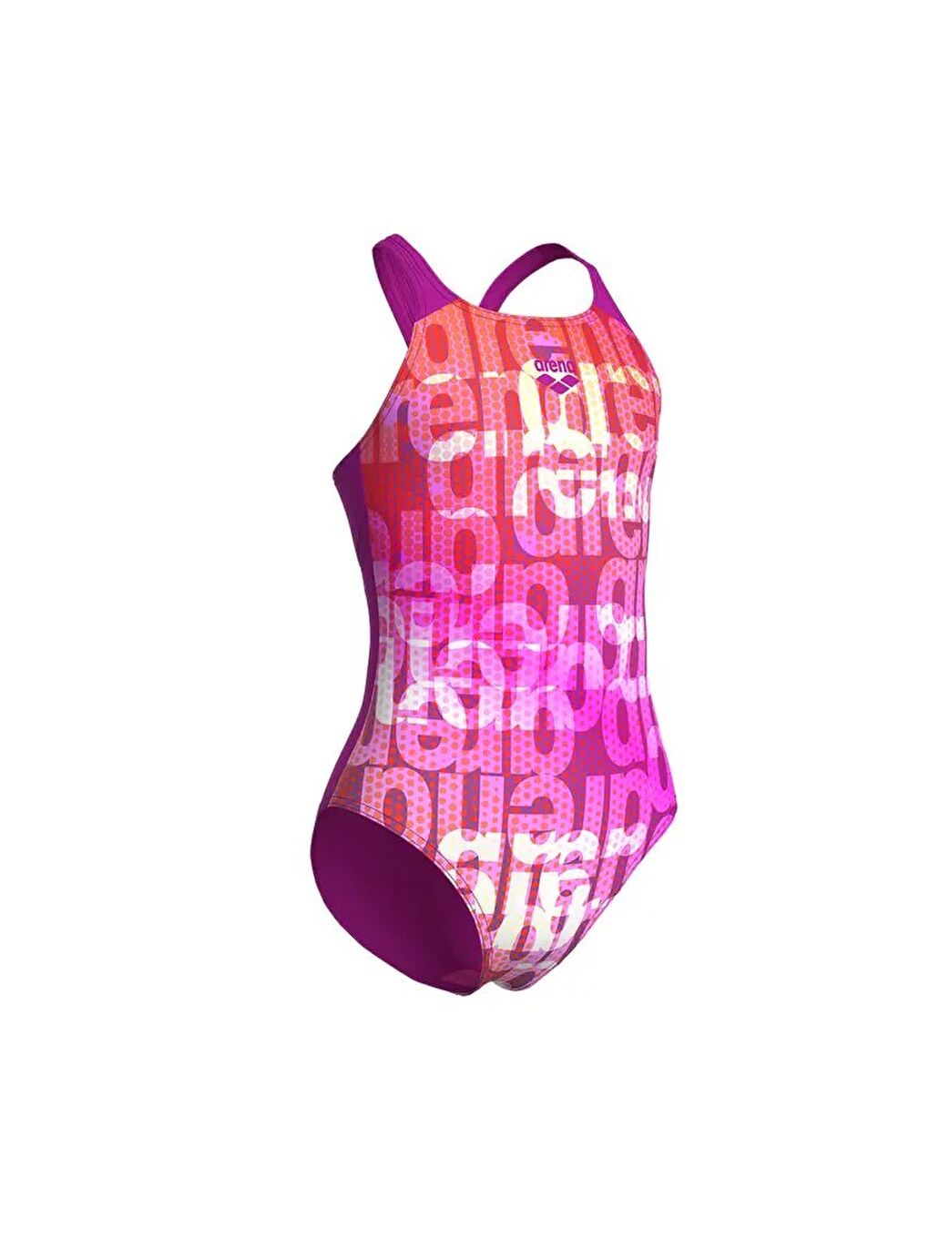 Pembe G Multi Colours Swimsuit V Back Kız Çocuk Yüzücü Mayosu 009007908-1