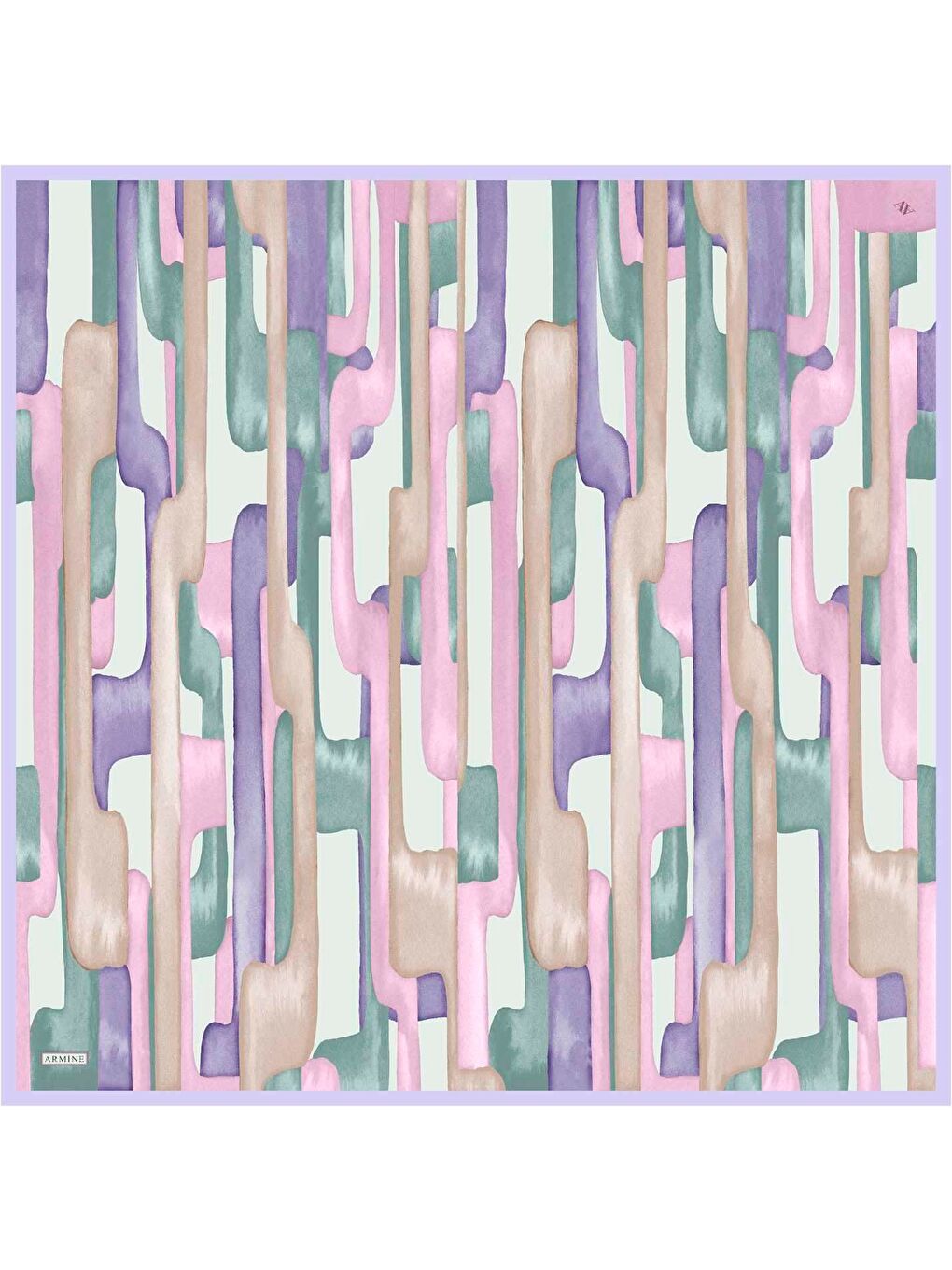 Karışık Çiçek Desenli Saf İpek Sura Eşarp 9306 38-4