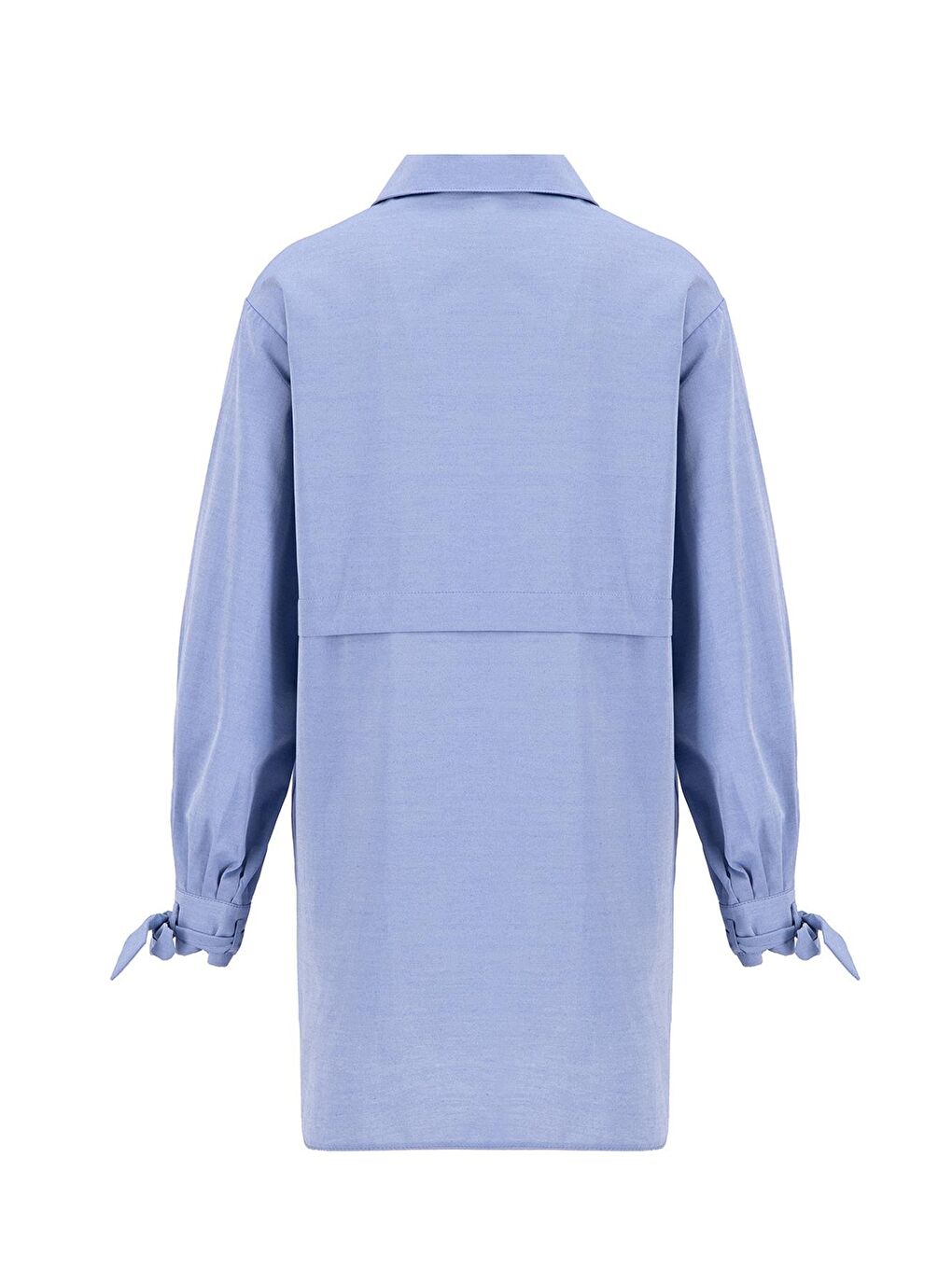 Kol Detaylı Gömlek 23K3441 Lacivert-1