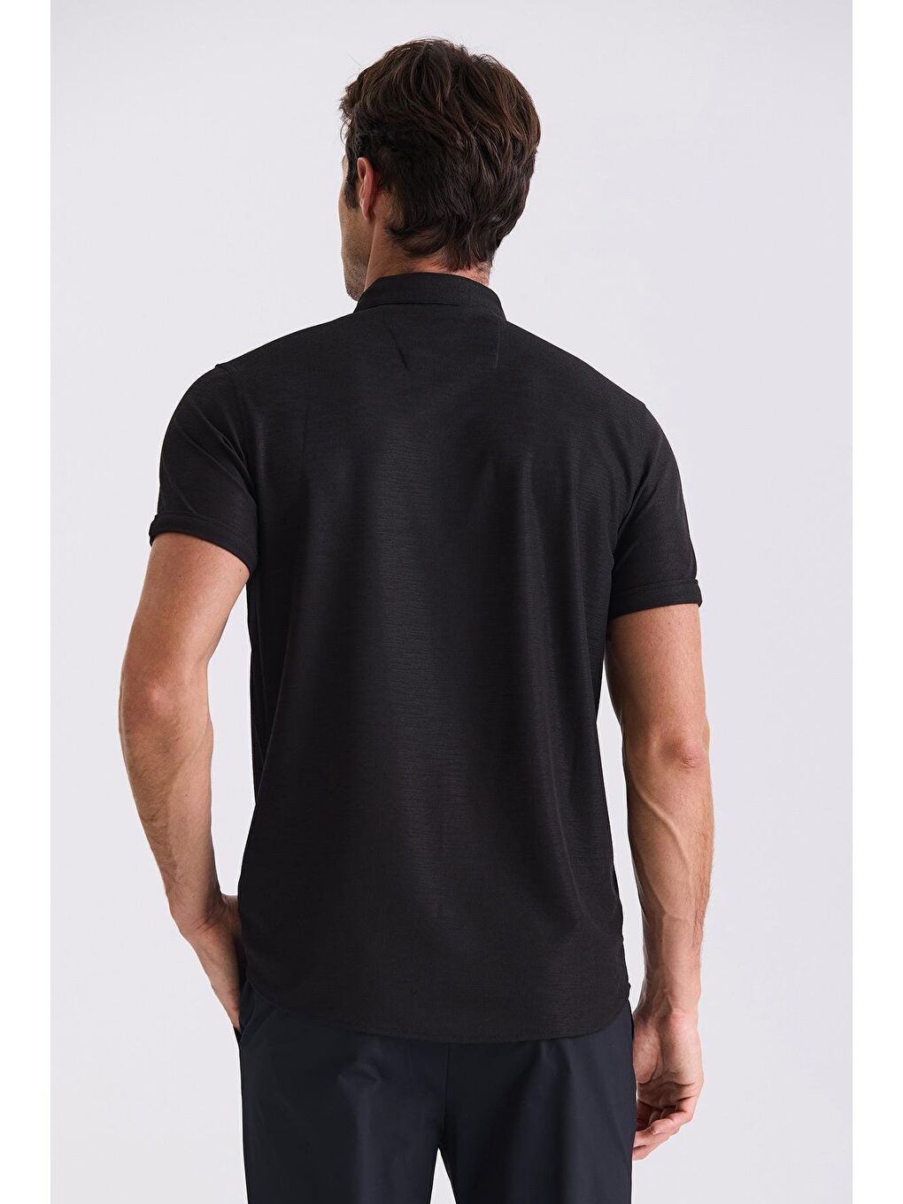 Siyah Slim Fit Gömlek-3