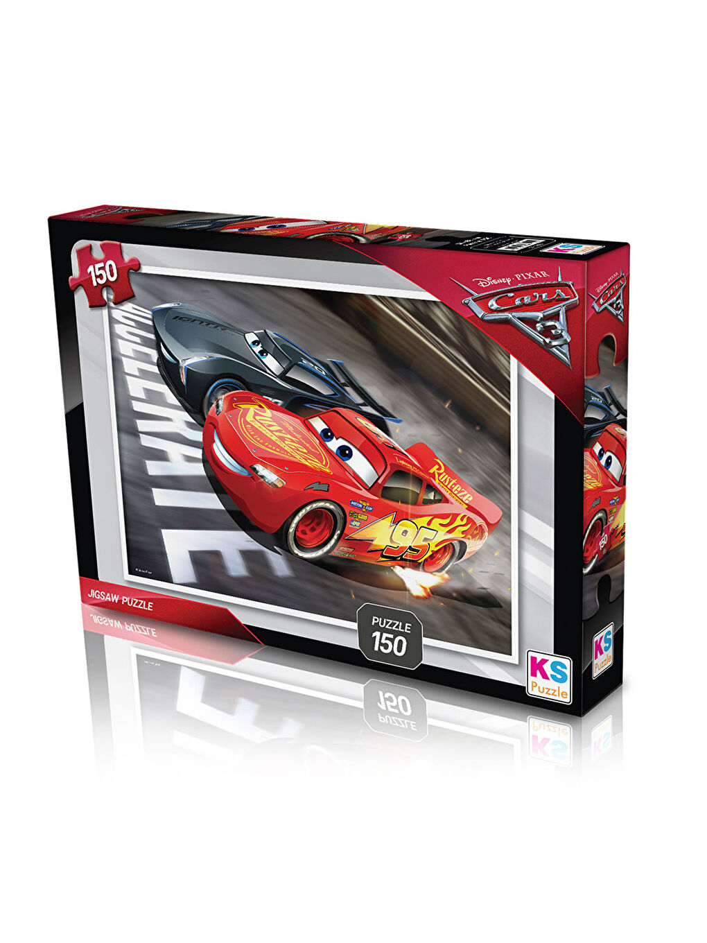 KS GAMES Renksiz Cars Puzzle 150 Parça Cr715