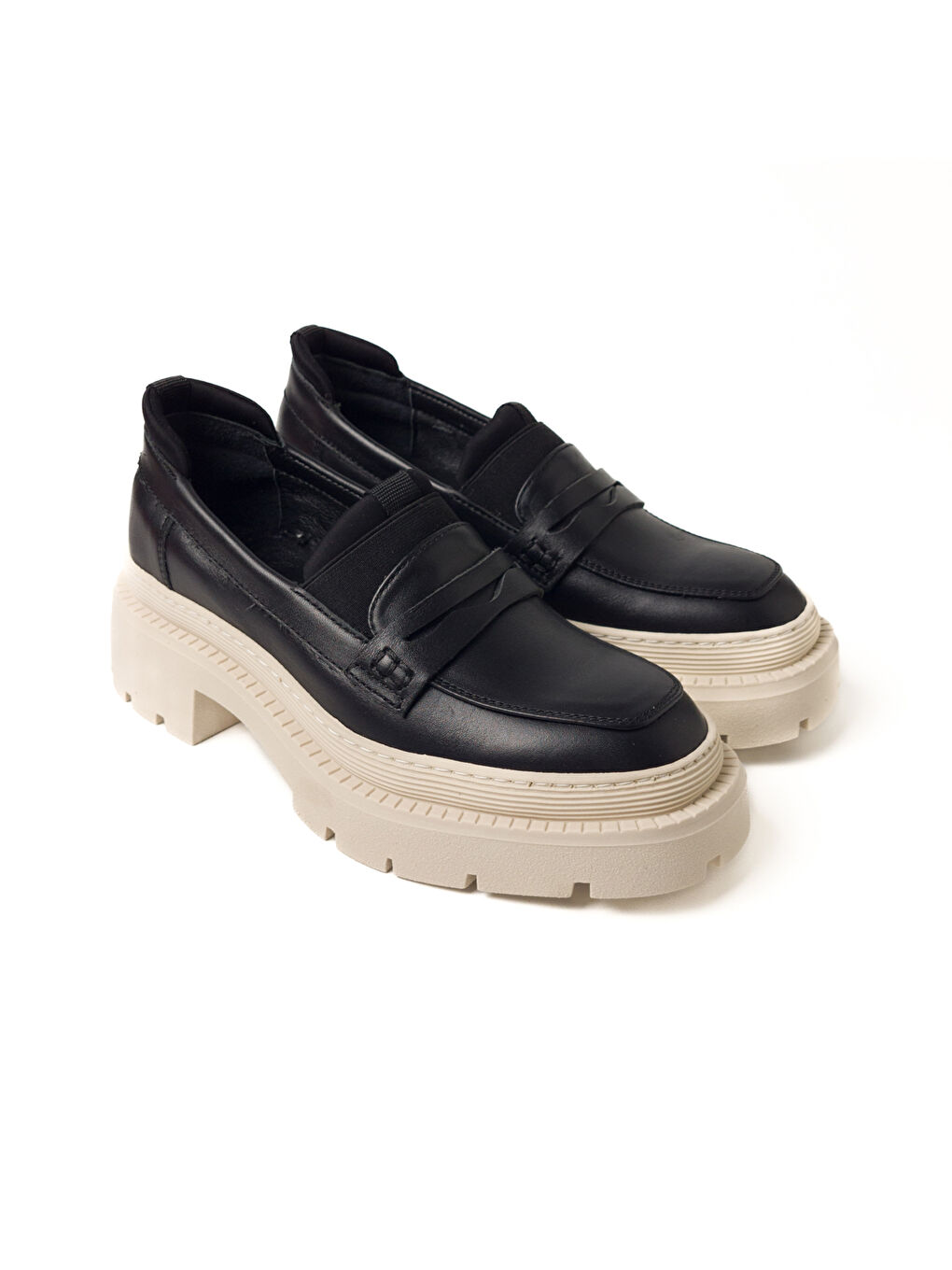 Siyah Kadın Sneaker ( Günlük) RD-5129 DERİ SİYAH-1