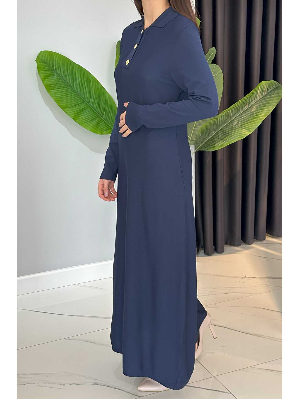 Elbise 1422 Lacivert-1