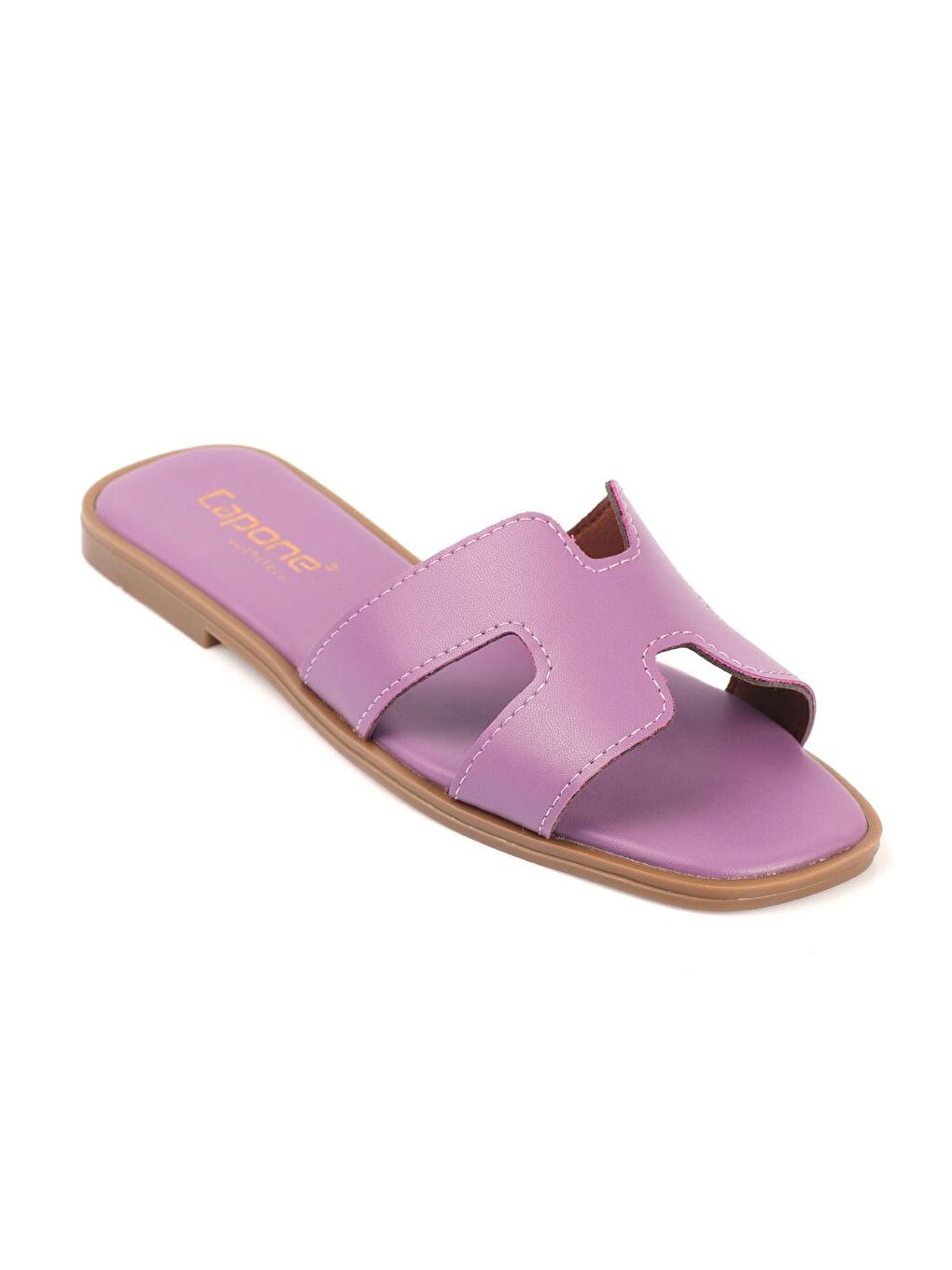 Lila Cilt Halsey Kadın Terlik-2