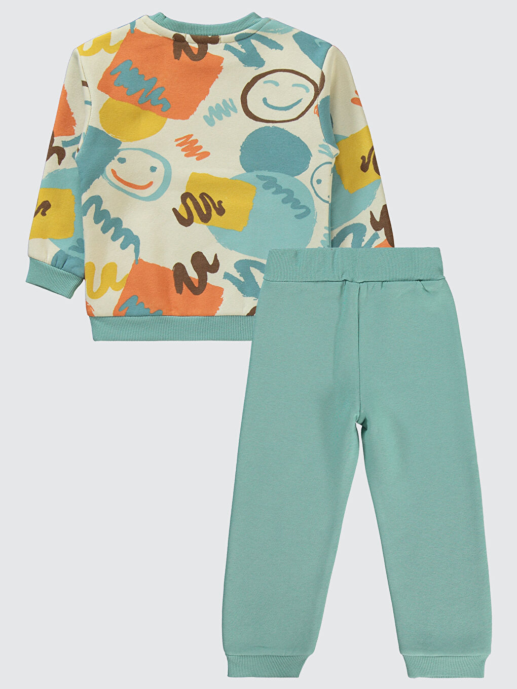 Boys Erkek Çocuk Eşofman Takımı 2-5 Yaş Nil Yeşili-1