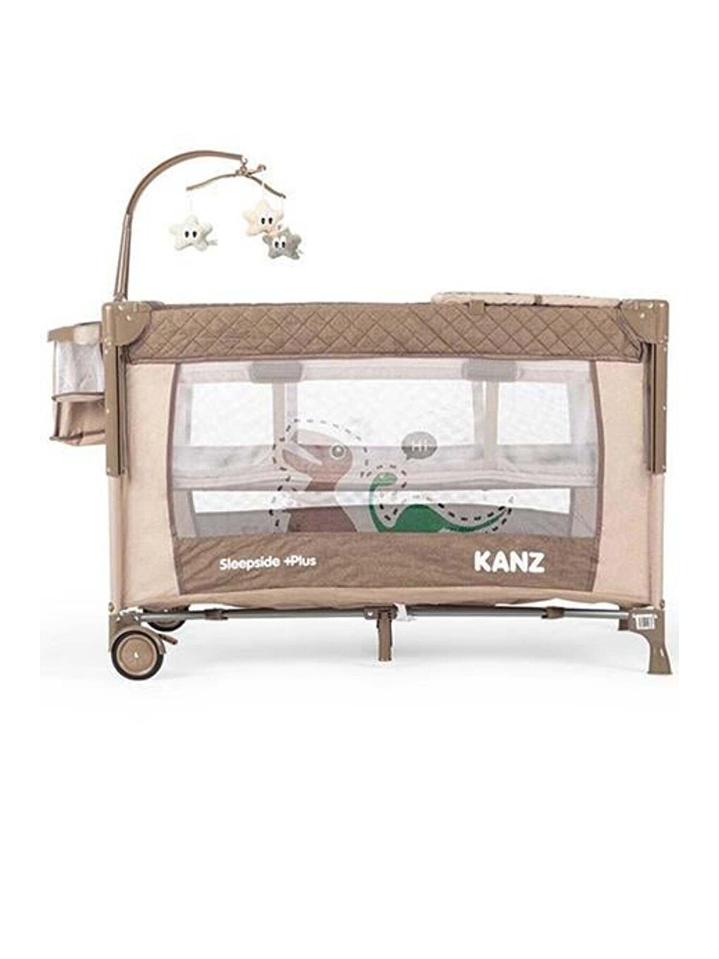 Sleepside Plus Anne Yanı Park Yatak Ve Oyun Parkı Kahve