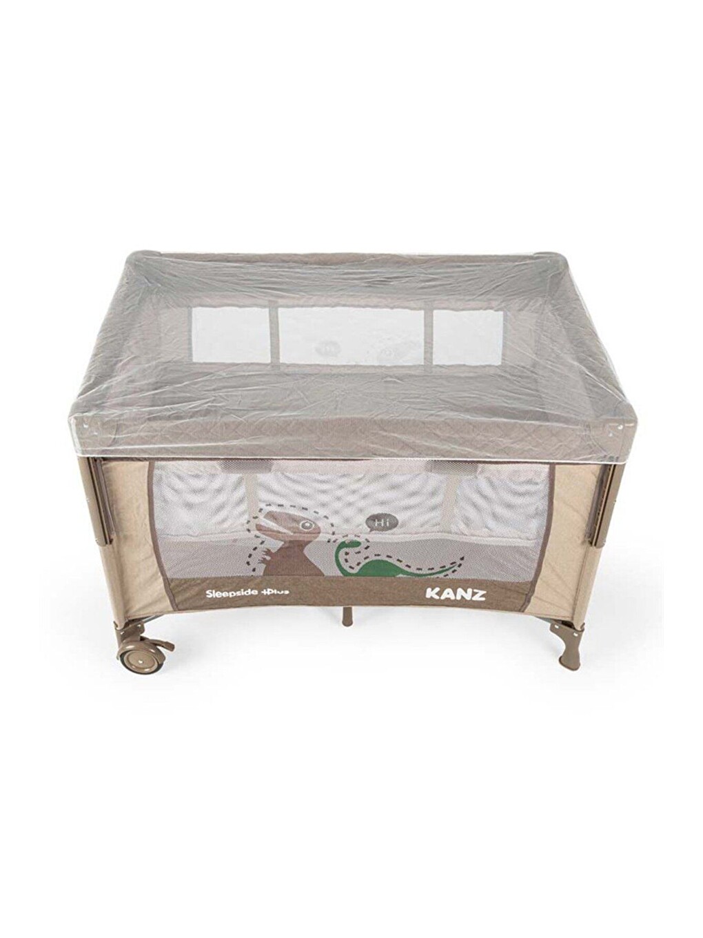 Sleepside Plus Anne Yanı Park Yatak Ve Oyun Parkı Kahve-4