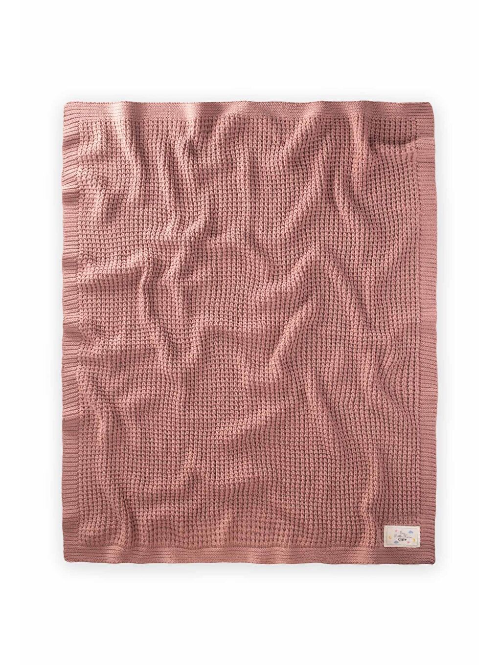 Pembe Selanik Triko Battaniye 80X100 (+/-5 Cm ) Gül Kurusu-1