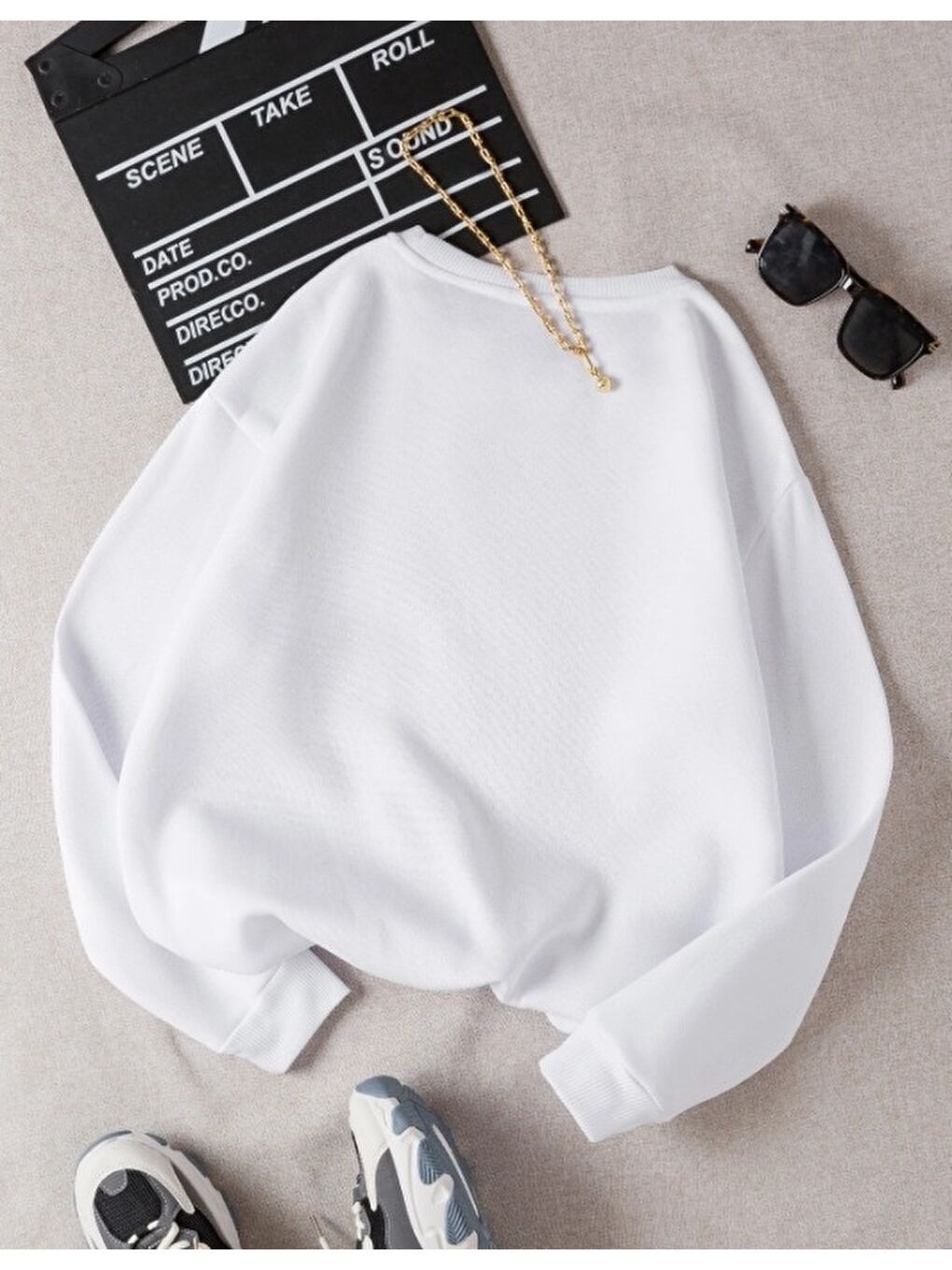 Positive Energy Sweatshirt Beyaz-1