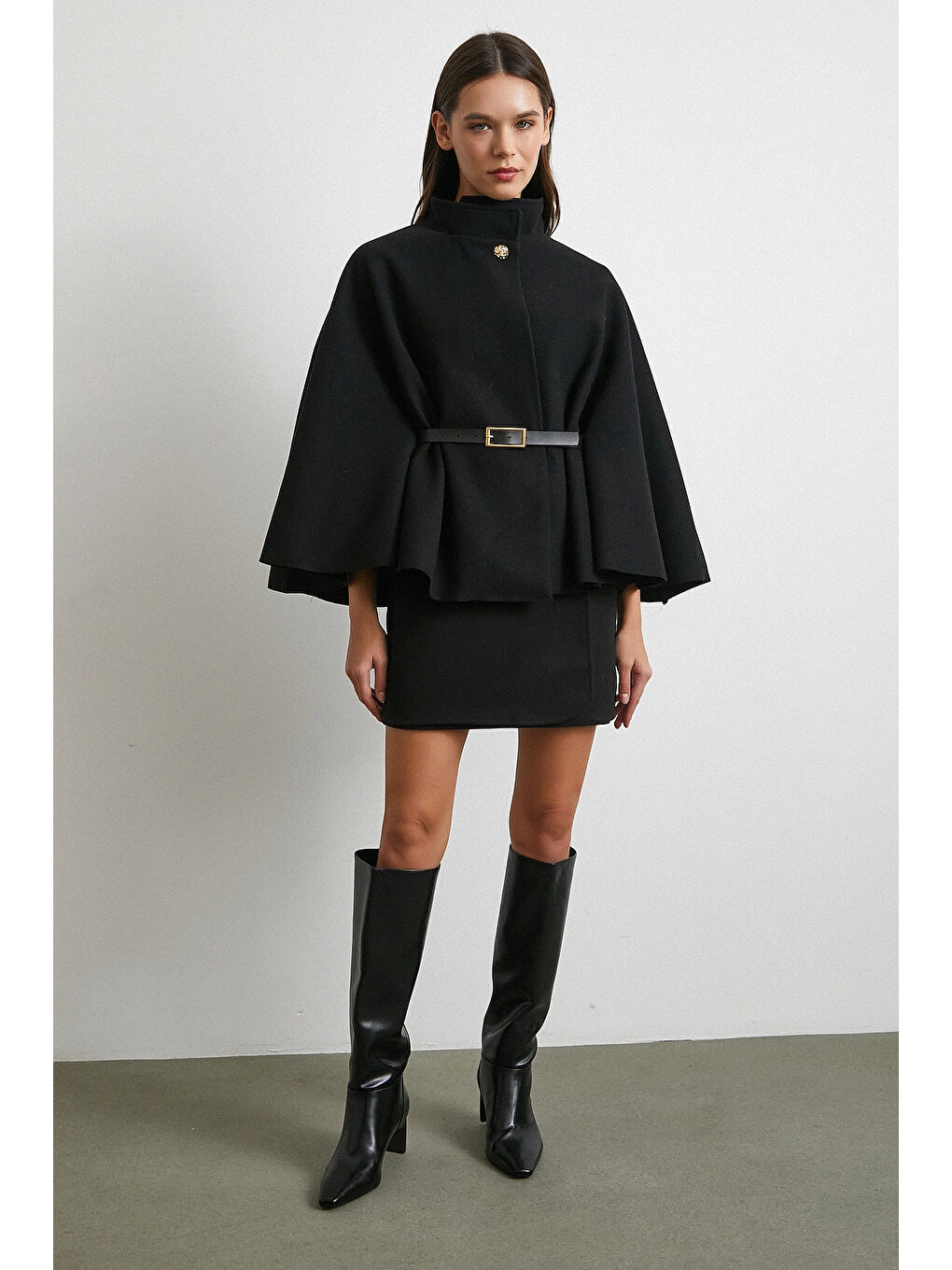 Kemer Kaşe Panço Siyah-1