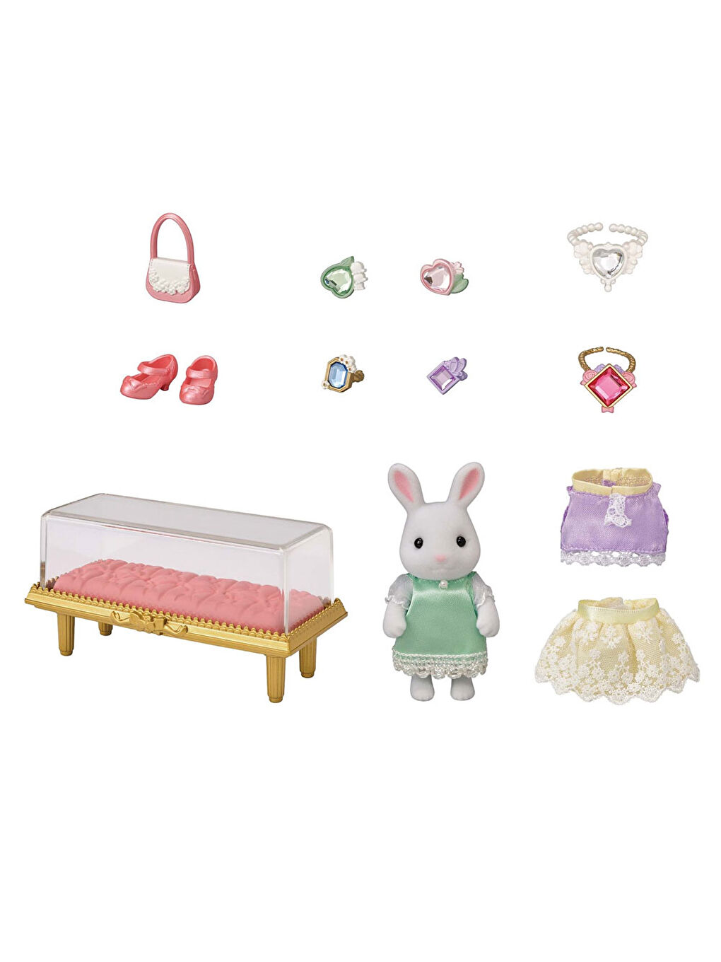 Sylvanian Families Renksiz Moda Seti-Mücevher Koleksiyonu 5647 - 1