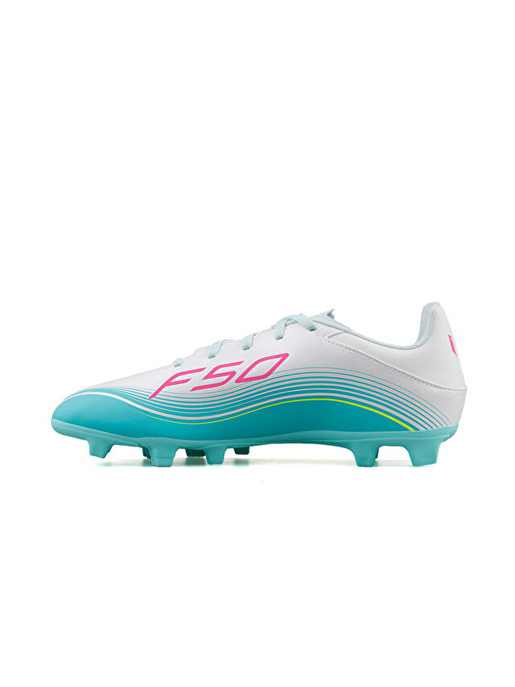 F50 Messi Club Fg/mgerkek Çoklu Çim Zemin Kramponu Jq0946 Beyaz-1