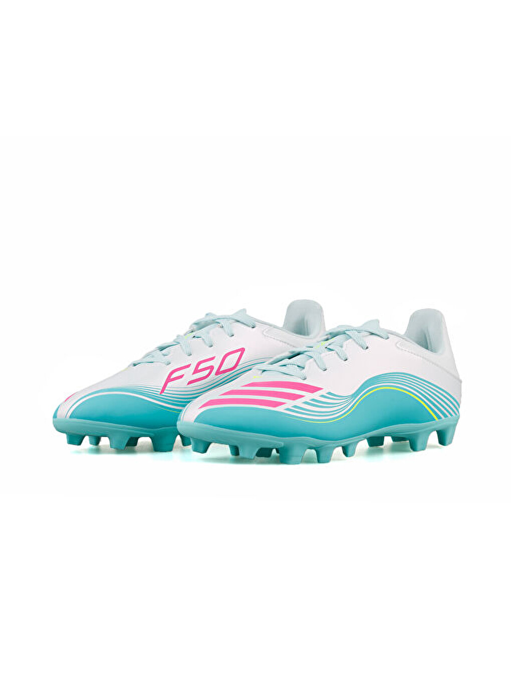 F50 Messi Club Fg/mgerkek Çoklu Çim Zemin Kramponu Jq0946 Beyaz-2