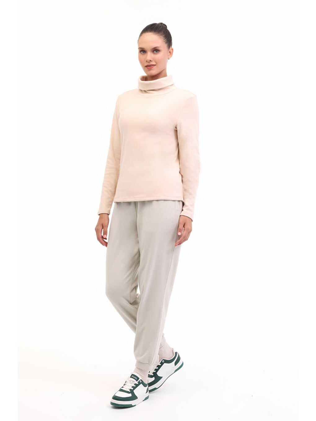 WB 7BEYZ  POLAR 5PR Bej Kadın Polar-2