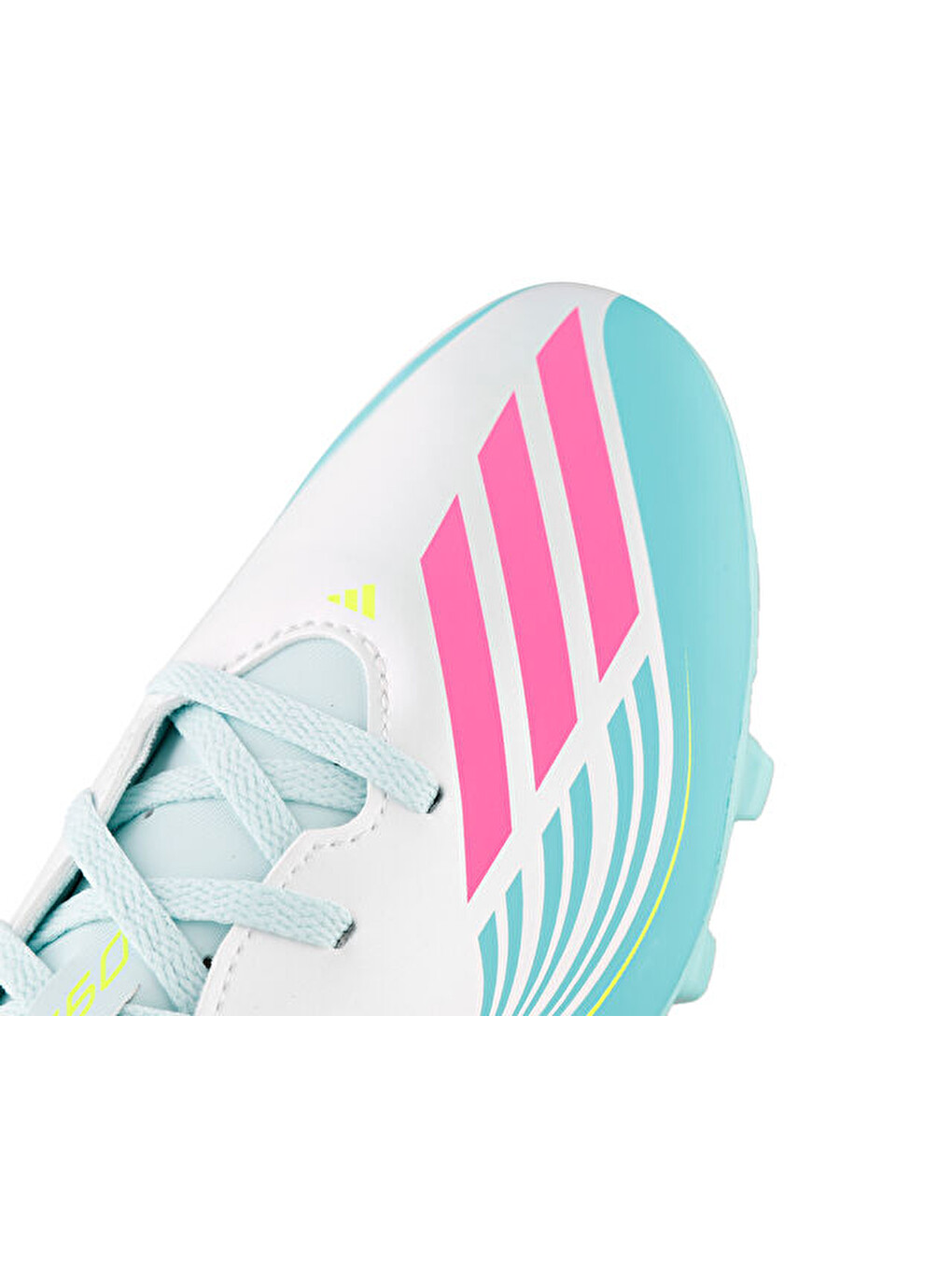 F50 Messi Club Fg/mgerkek Çoklu Çim Zemin Kramponu Jq0946 Beyaz-5