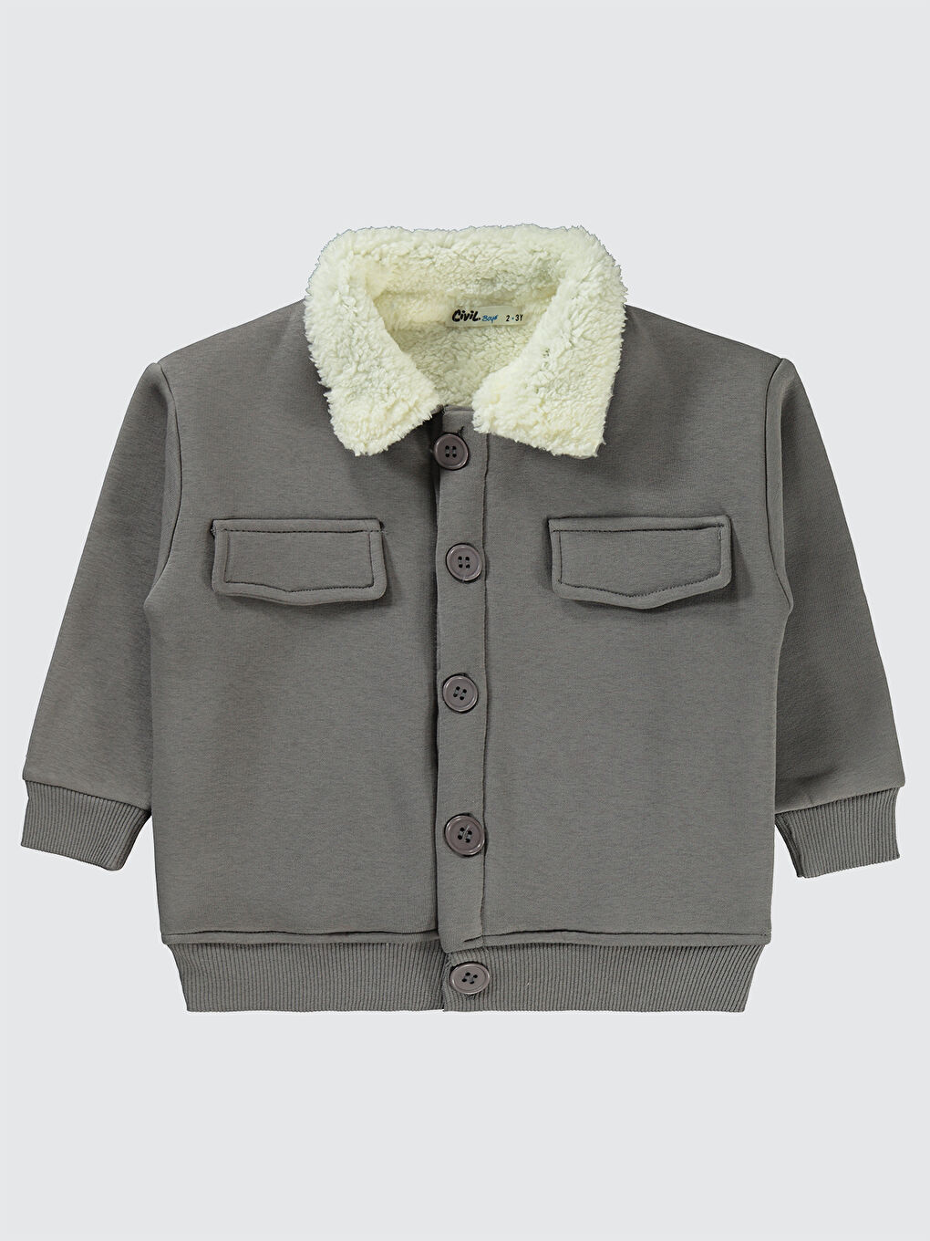 Boys Erkek Çocuk Hırka 2-5 Yaş Antrasit