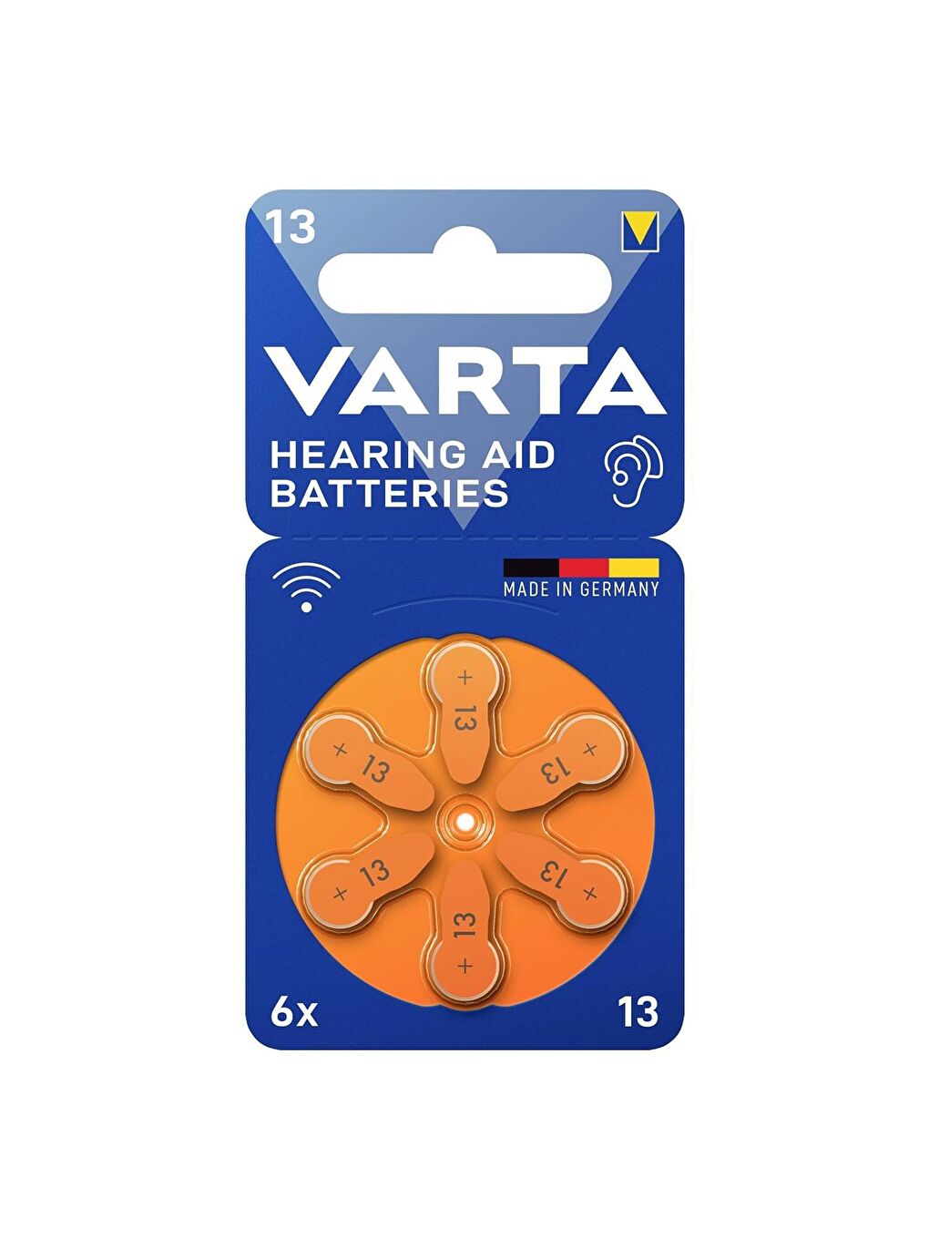 13 Numara İşitme Cihazı Pili 6'lı Blister