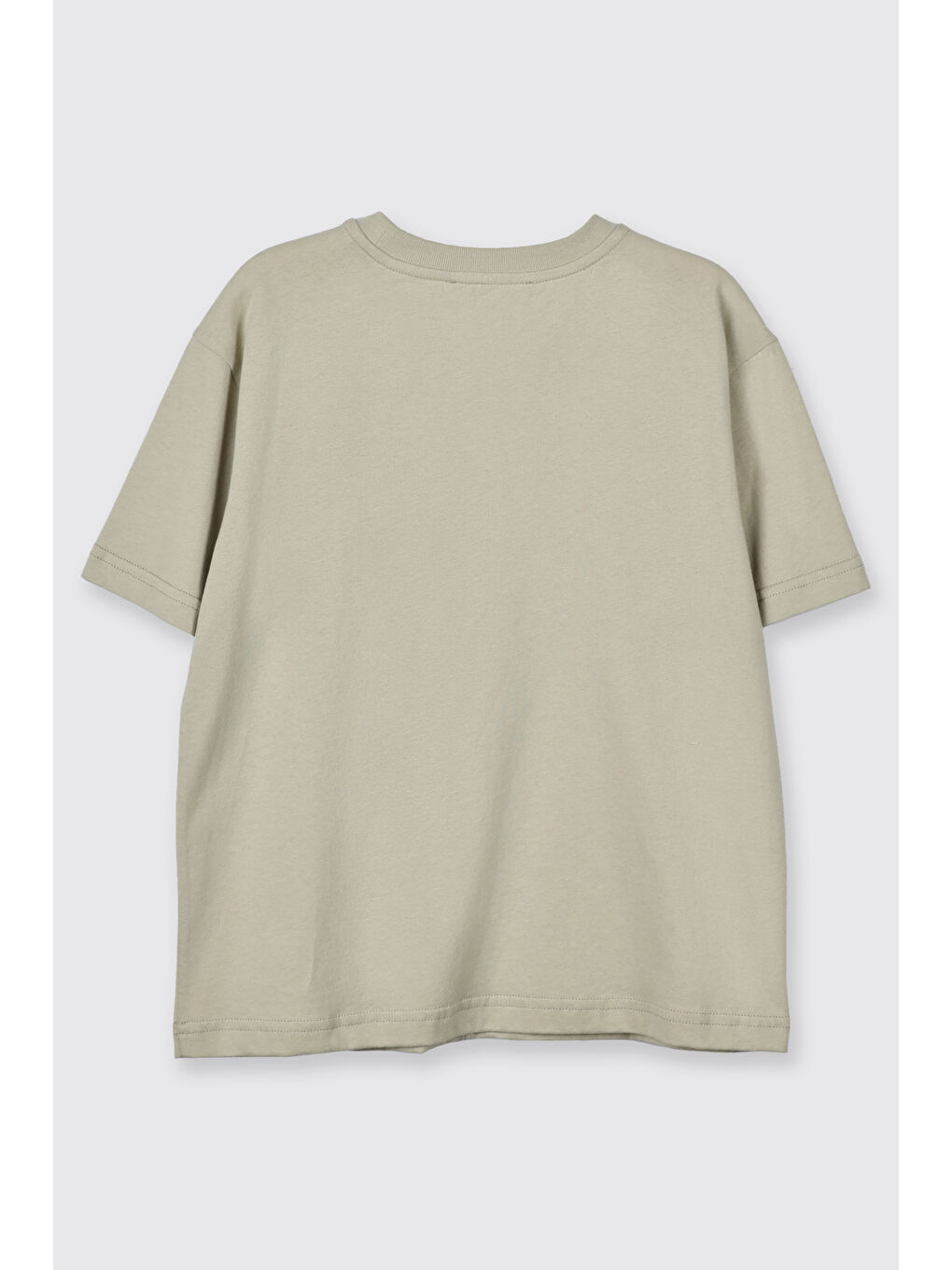 Erkek Çocuk Baskılı Kısa Kollu T-Shirt Yeşil-4