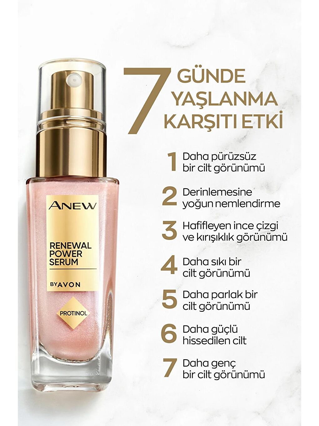 AVON Renksiz Anew Renewal Power Serum 30 Ml. - 2