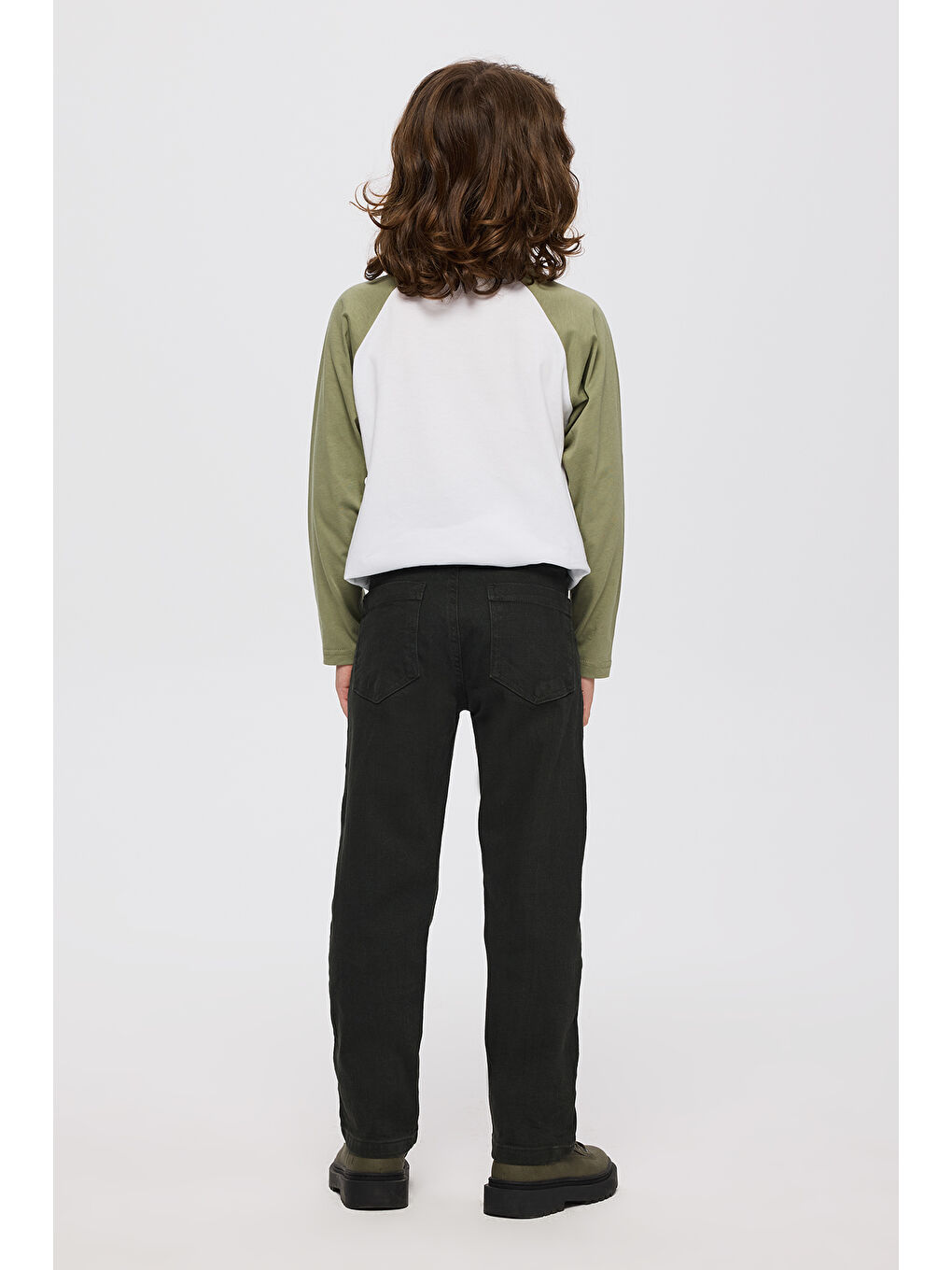 Haki Erkek Çocuk Pantolon-3