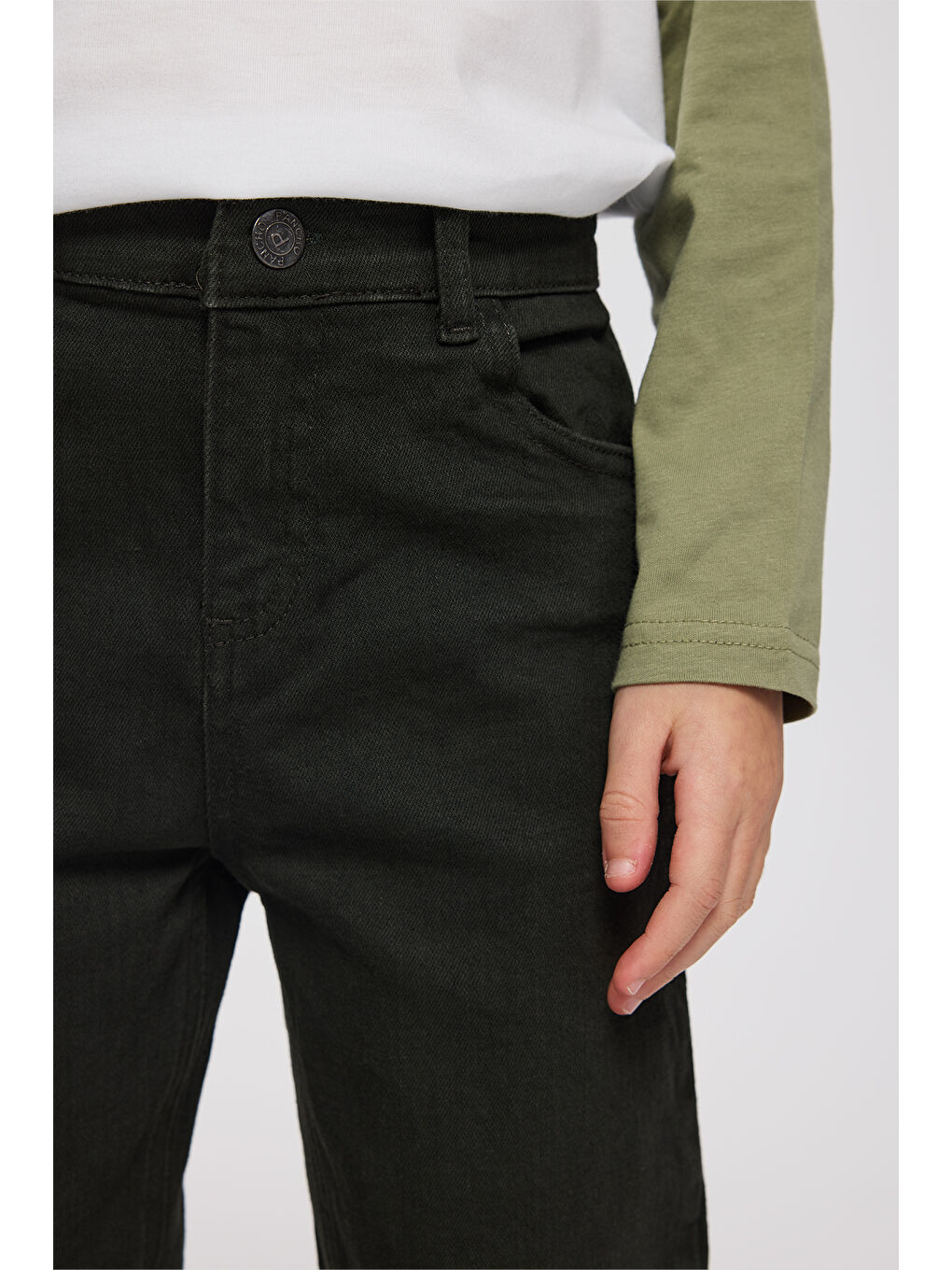 Haki Erkek Çocuk Pantolon-6